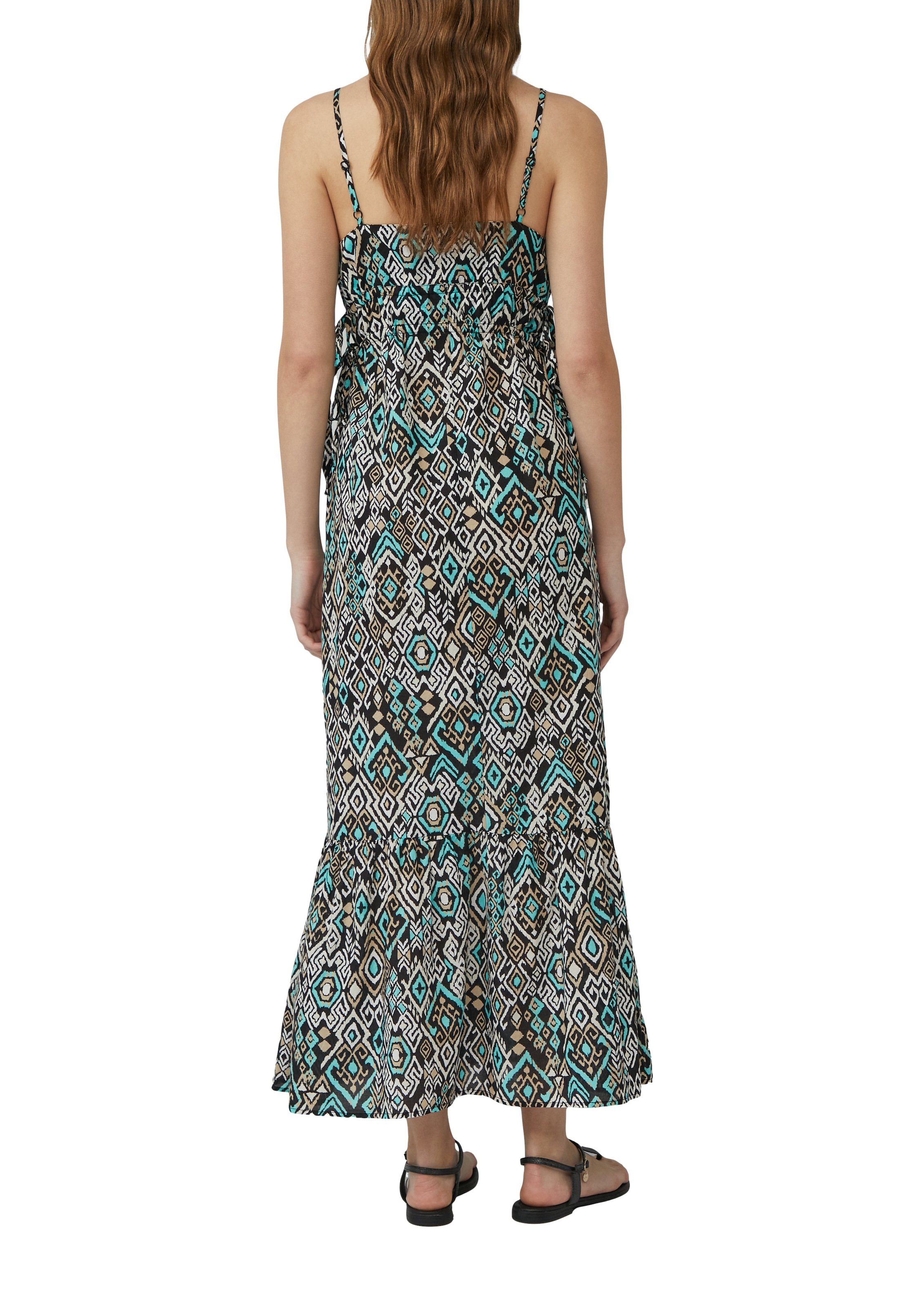 s.Oliver Maxikleid, mit All-Over Print