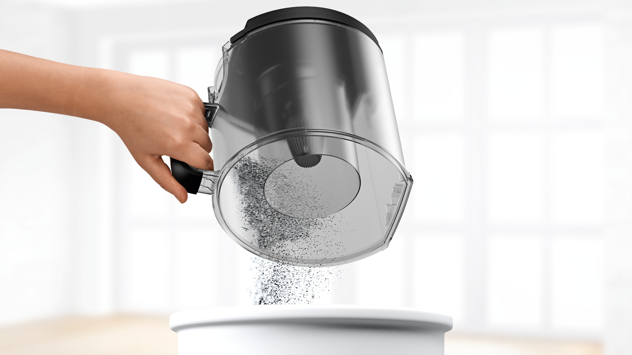 BOSCH Bodenstaubsauger »Serie 6 ProHygienic BGC41XHYG, ideal für Allergiker, Hygiene-Filter«, 750 W, beutellos, 10 Jahre Motorgarantie, Hartbodendüse, XXL-Polsterdüse, leise, weiß