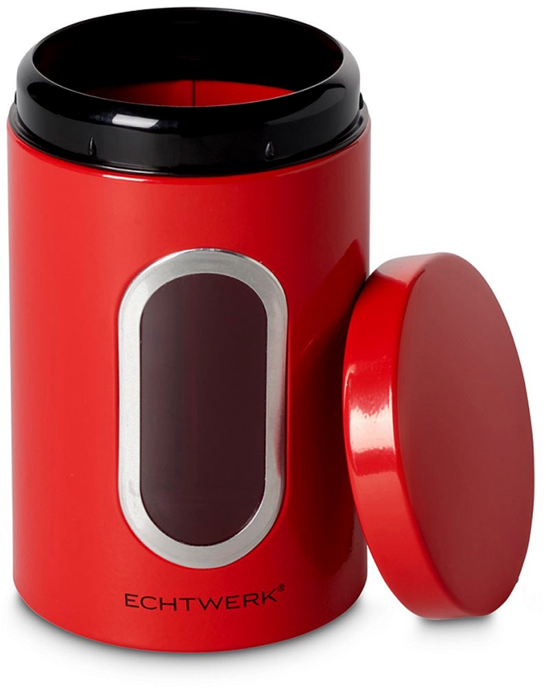 ECHTWERK Vorratsdose »Aufbewahrungsdosen-Set« Set, 4 Stk. tlg. für Mehl, Müsli, Kaffee oder Zucker, Klick-Deckel, großes Sichtfenster