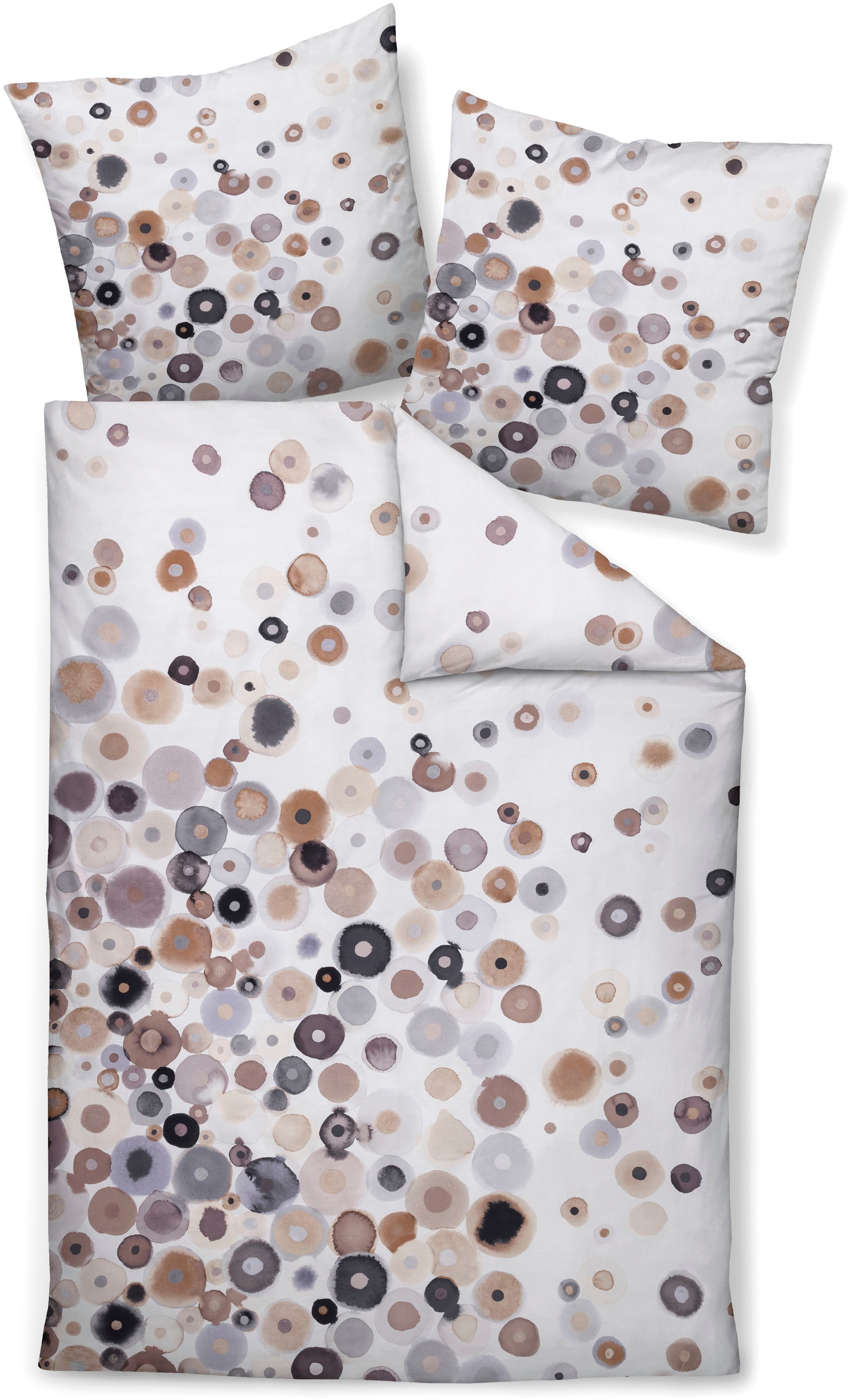 Janine Bettwäsche »modern art S 42166 07 155x220, 80x80« mit Reißverschluss