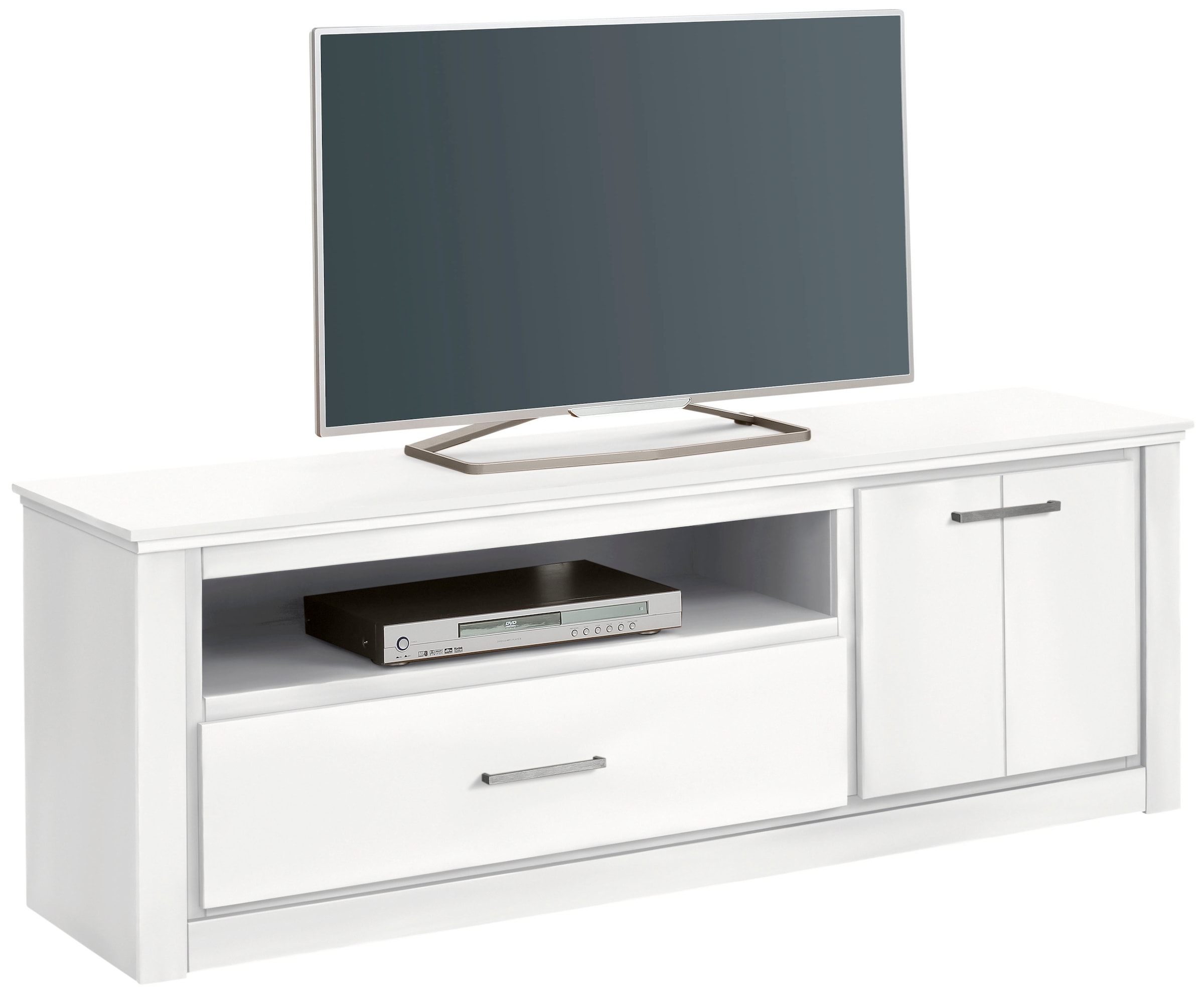 Home affaire Lowboard »Celia«, Kommode mit einer schönen Holzstruktur und edlen Metallgriffen