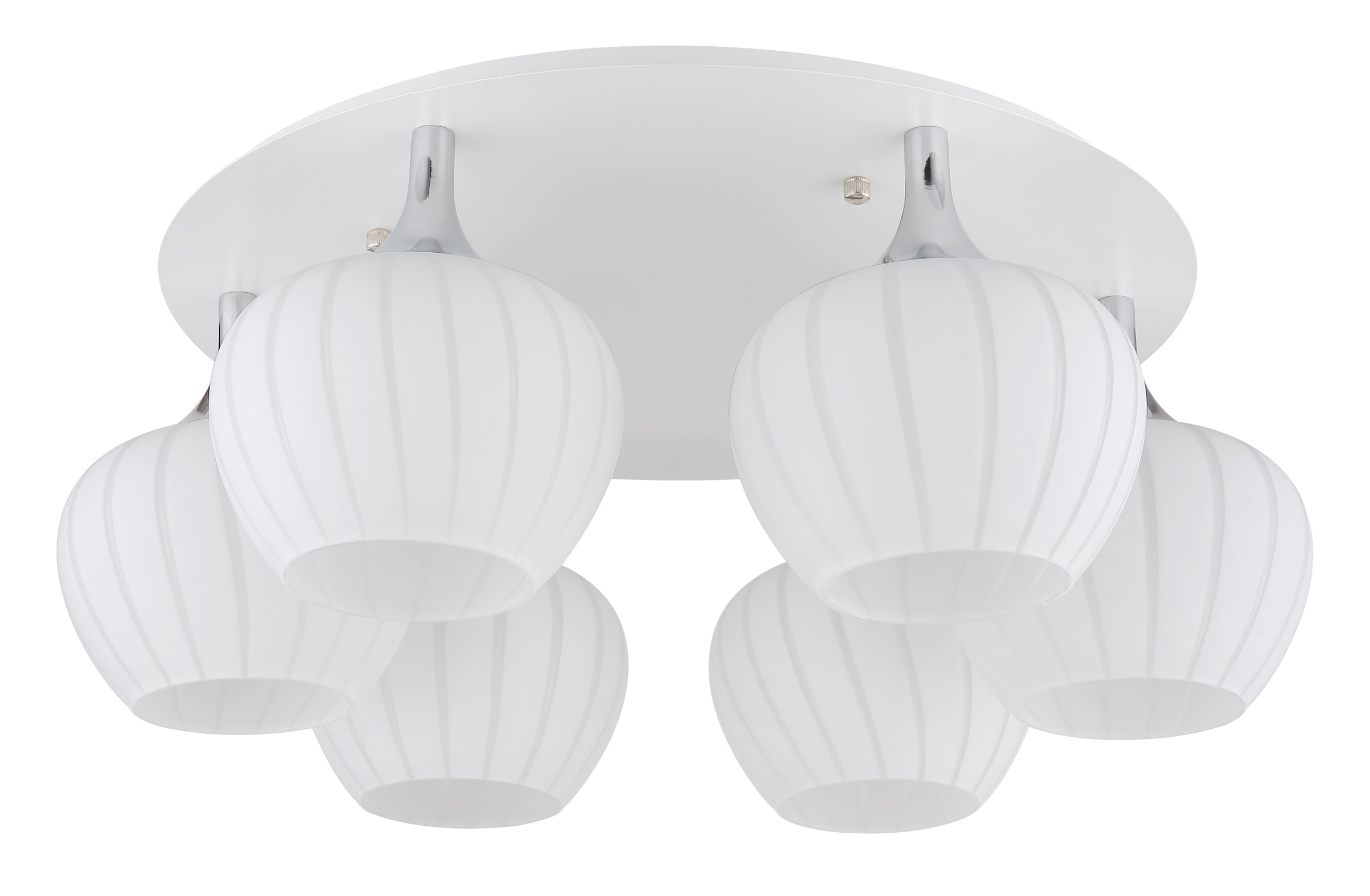 GLOBO LIGHTING Deckenleuchte »MAXY«, Leuchtmittel E27 | ohne Leuchtmittel, Deckenlampe/Glas klar/ø: 650mm/Dekorillen/Wohnzimmer