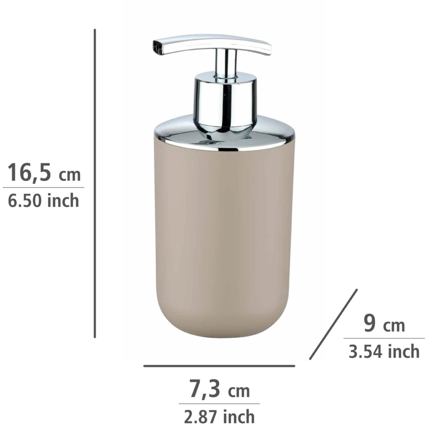 WENKO Badaccessoire-Set »Brasil« Seifenspender, Zahnputzbecher, WC-Garnitur & Kosmetikeimer