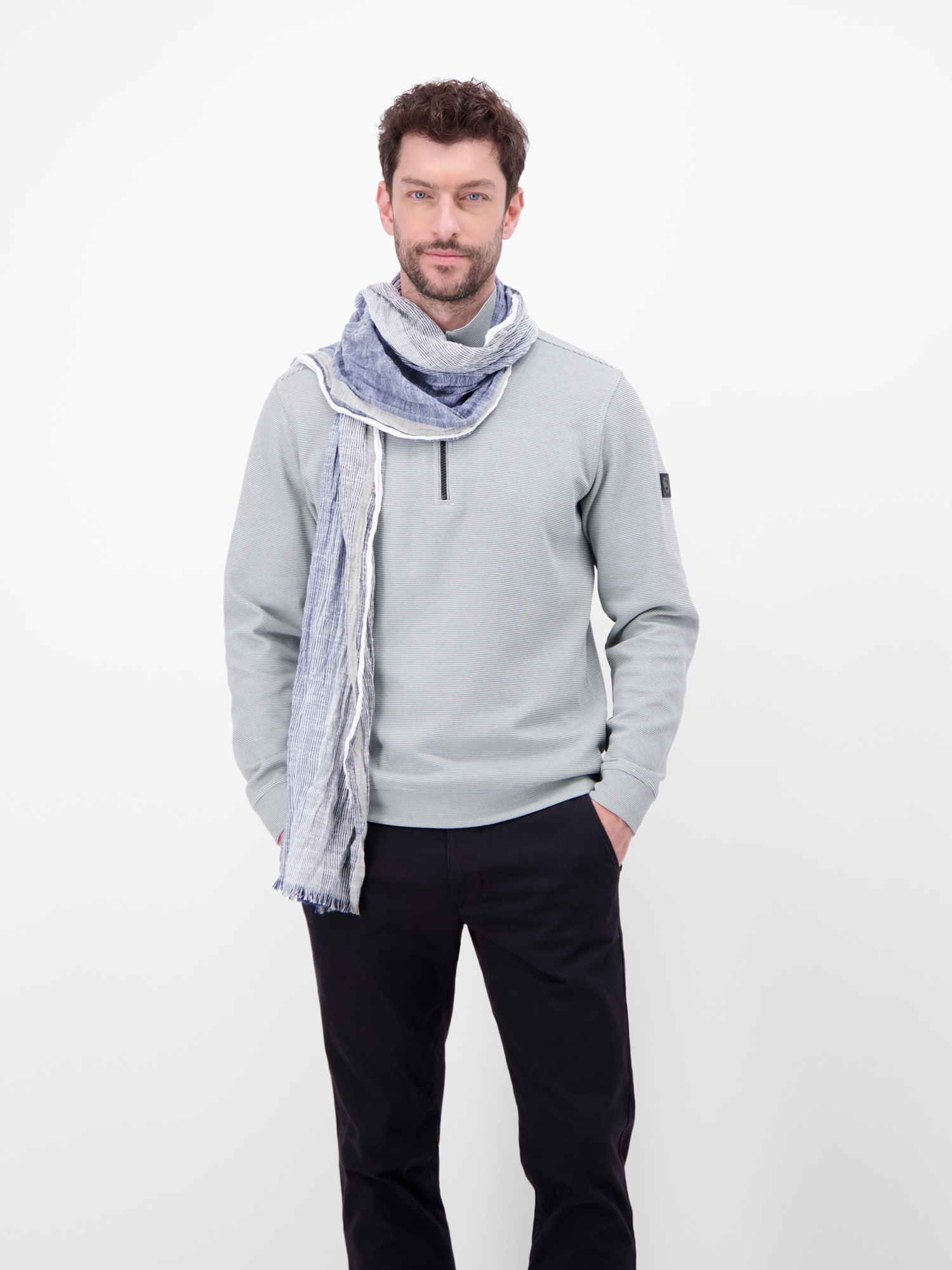 LERROS Schal »LERROS Webschal mit gestreiftem Farbverlauf«