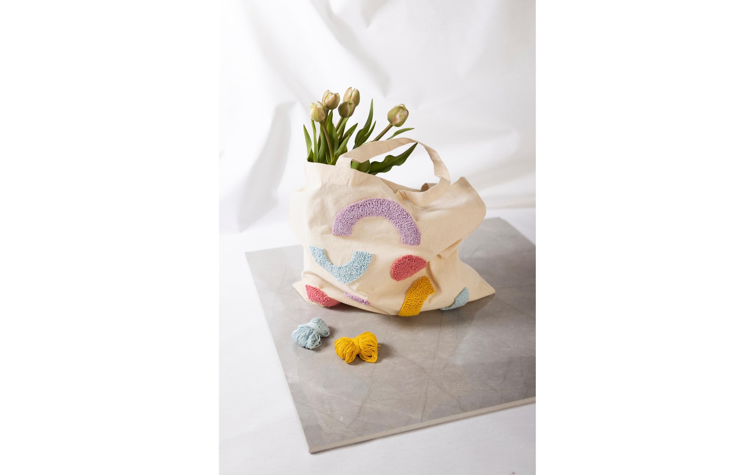 creativ company Kreativset »Punch Needle Einkaufstasche«