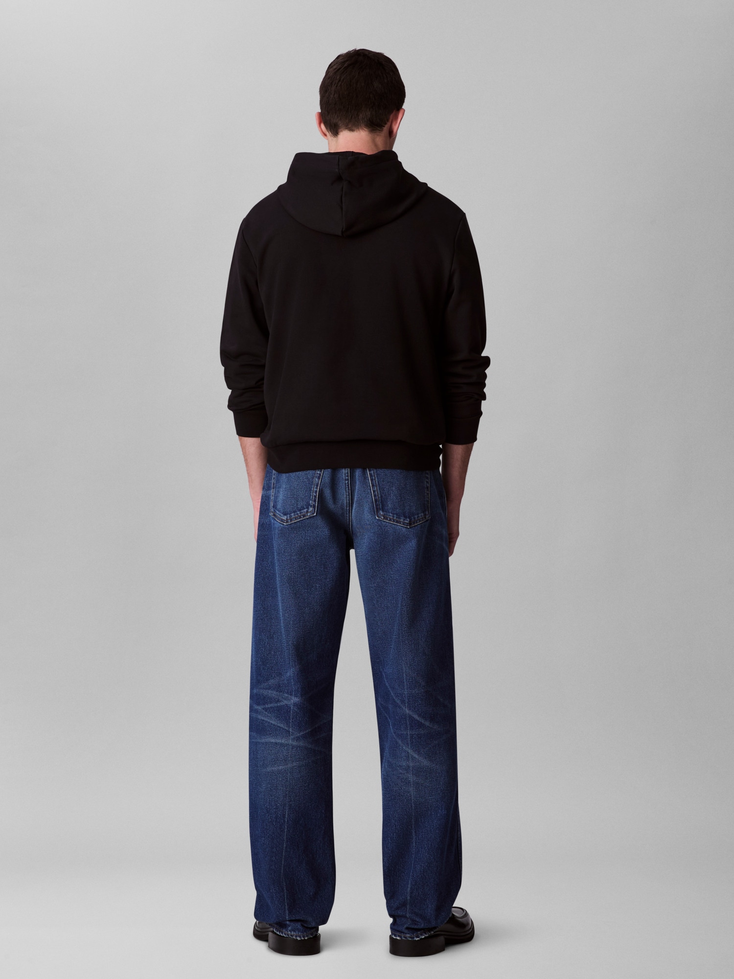 Calvin Klein Jeans Kapuzensweatshirt »400GSM TERRY MONOLOGO HOODIE«, Mit Rundhalsausschnitt
