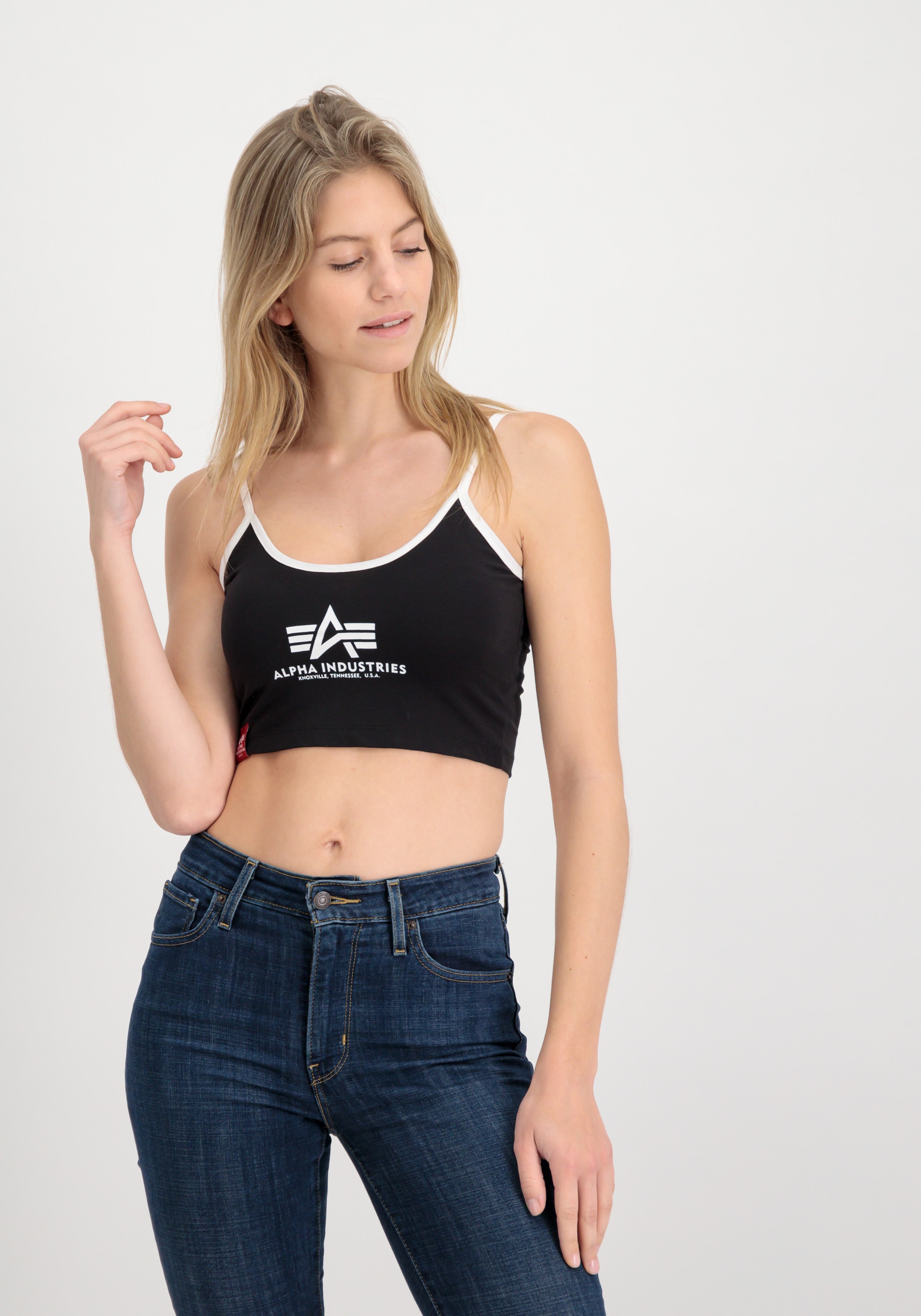 Alpha Industries Muskelshirt »Basic ML Cropped Tank Top Wmn«