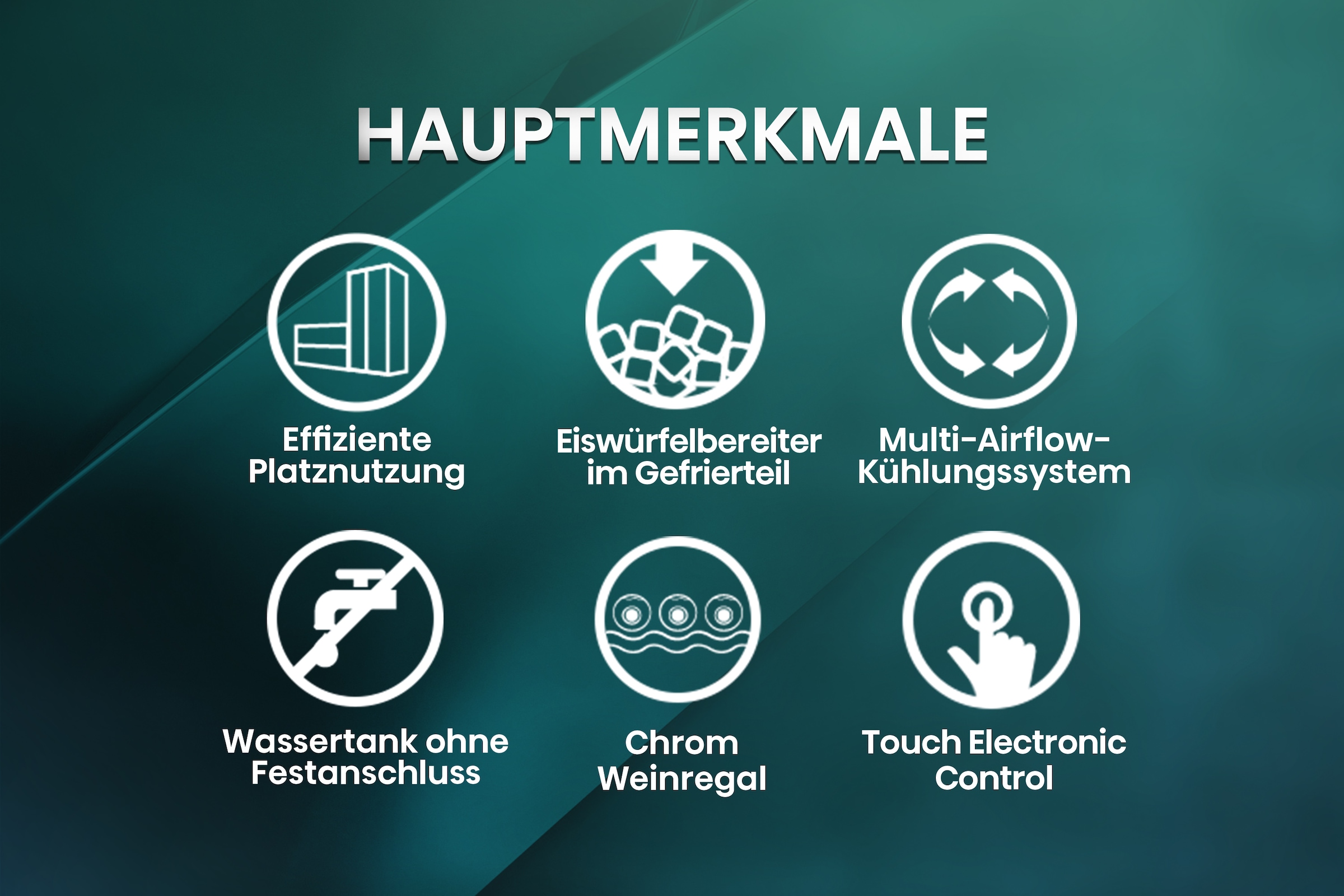 Hisense Side-by-Side »RSIM535AFE«, Wasser-/Eisspender, NoFrost, mit Wassertank, Made in Europe