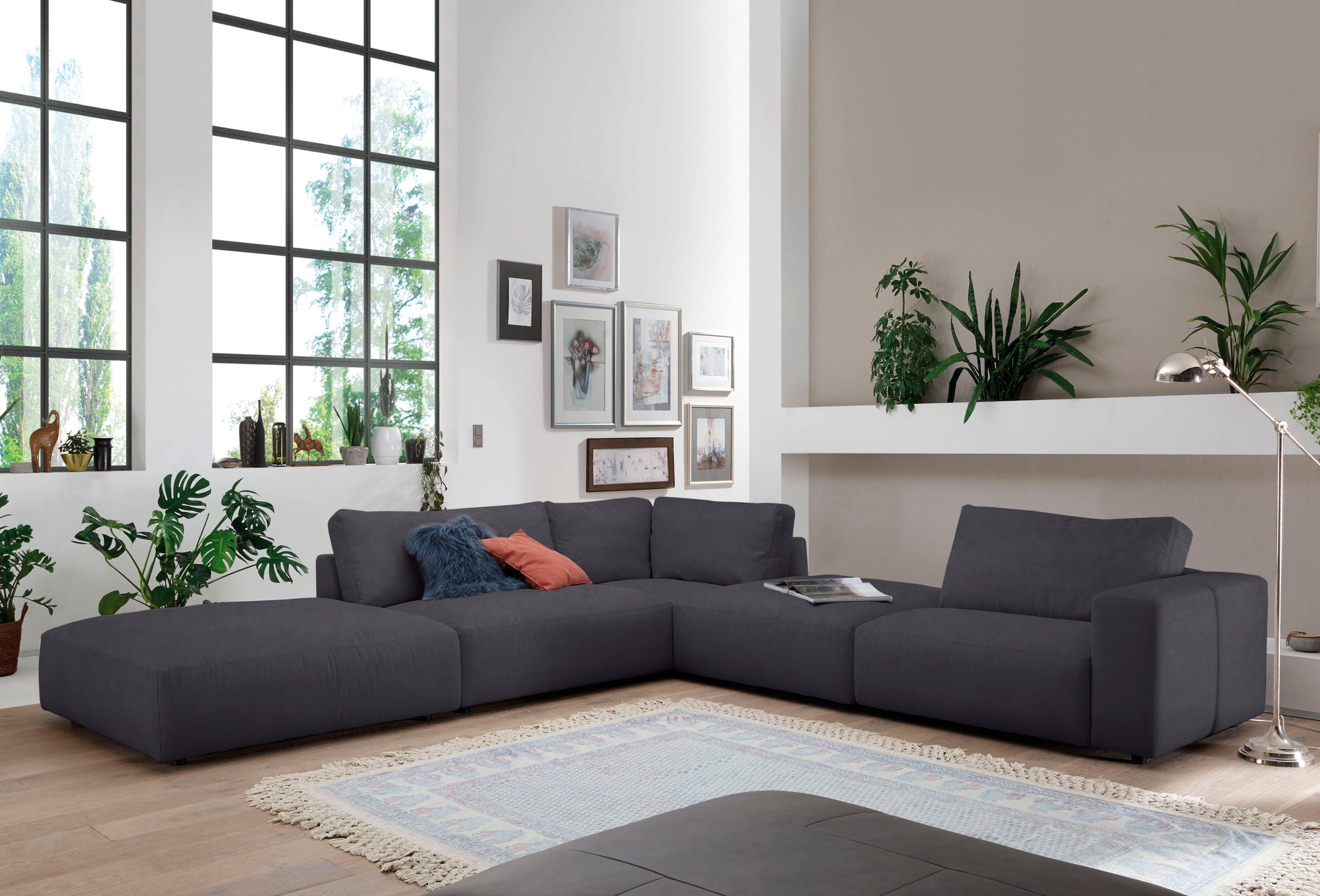 Musterring Ecksofa »LUCIA L-Form«, in vielen Qualitäten und 4 verschieden Nähten