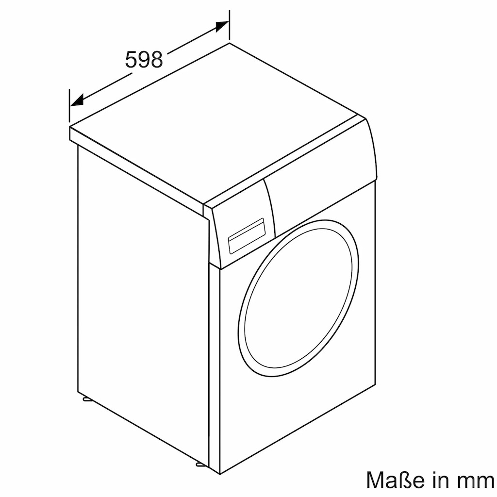 BOSCH Waschmaschine »WAN28129«, Serie 4, WAN28129, 8 kg, 1400 U/min