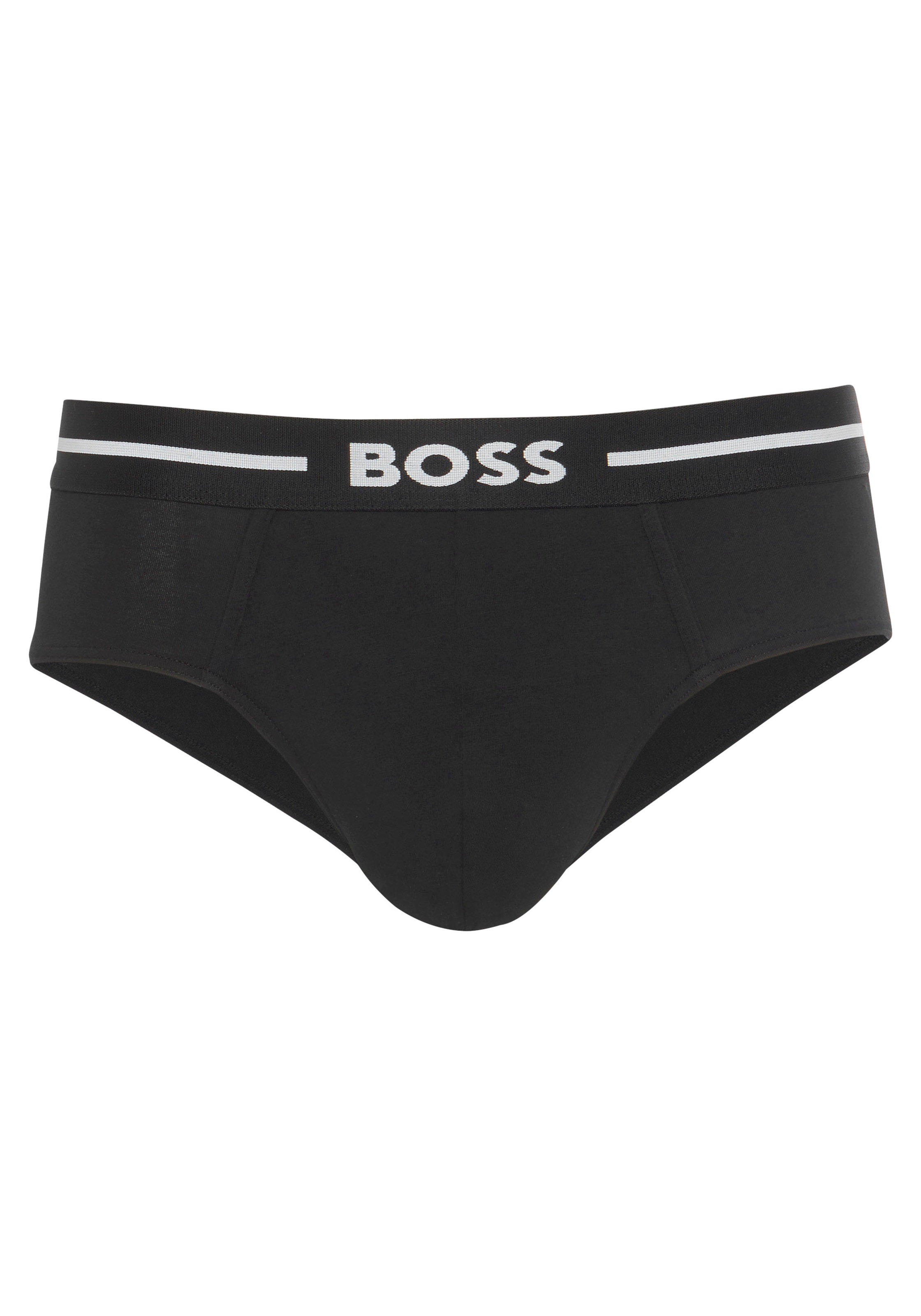 BOSS Hipster »HipBr 3P Bold«, (Packung, 3er), mit BOSS Black Markenlabel