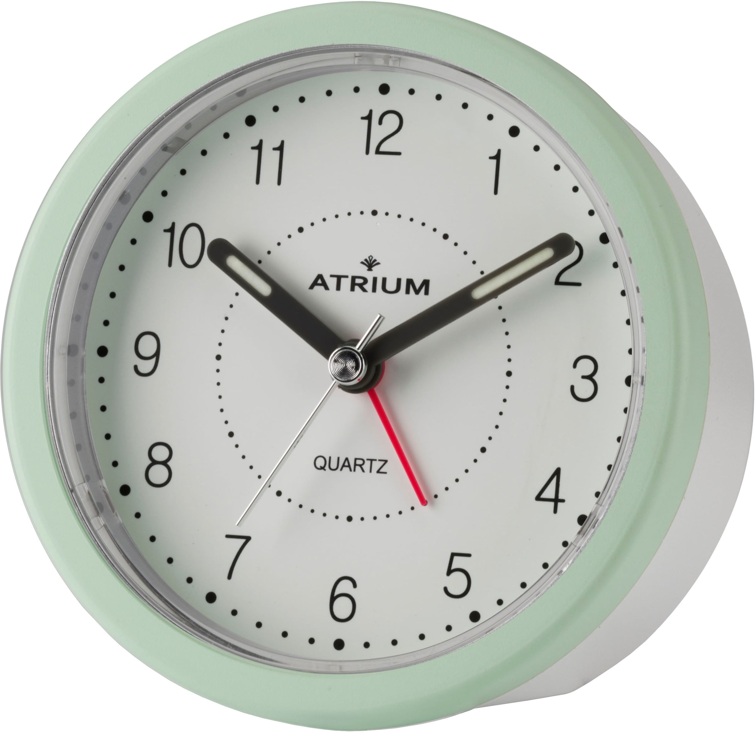 Atrium Quarzwecker, Wecker, schleichende Sekunde, Beleuchtung, Geschenkidee, Schlafzimmer
