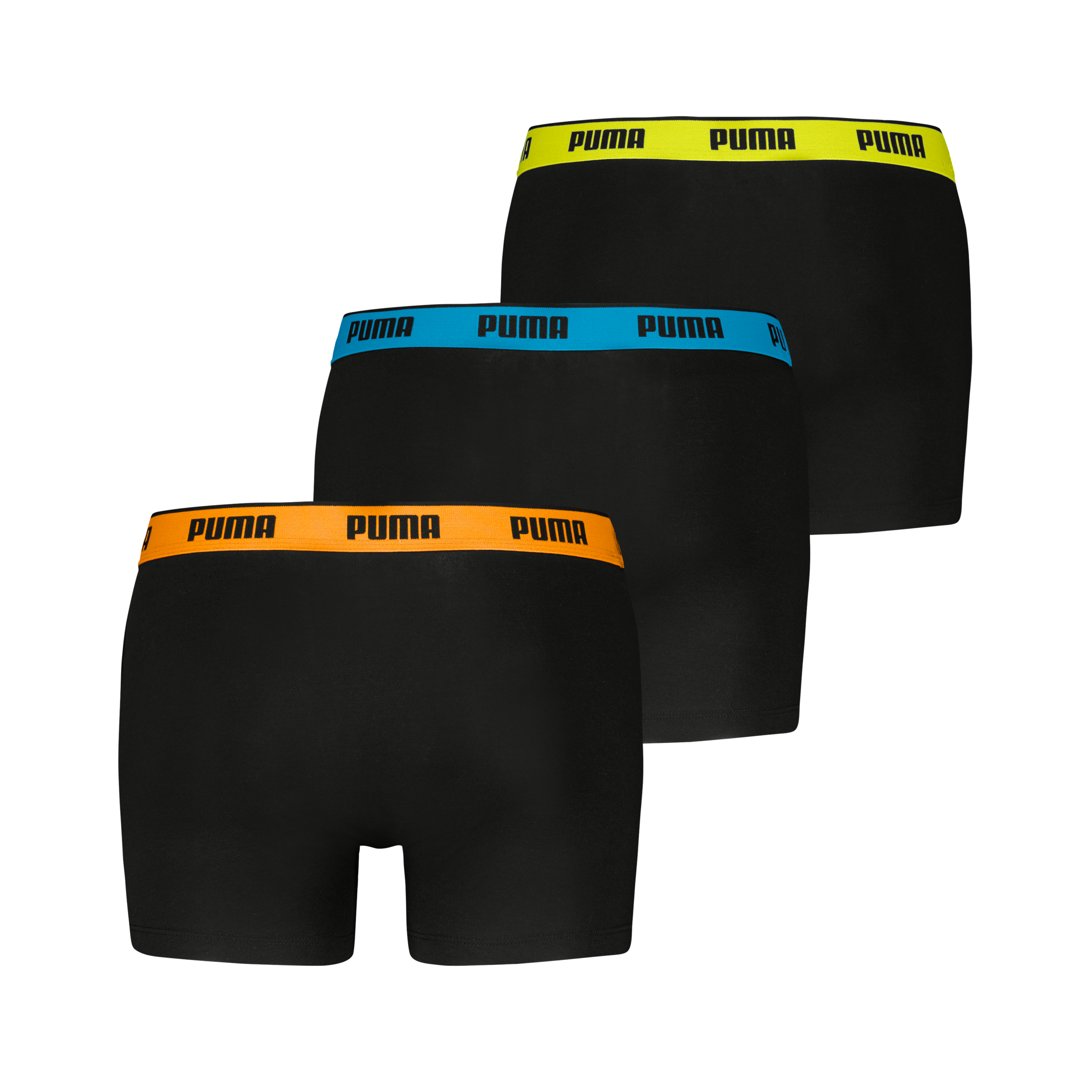 PUMA Boxershorts »PUMA MEN EVERYDAY BASIC BOXERS 3P«, (3er Pack), Komfortabler elastischer Logobund