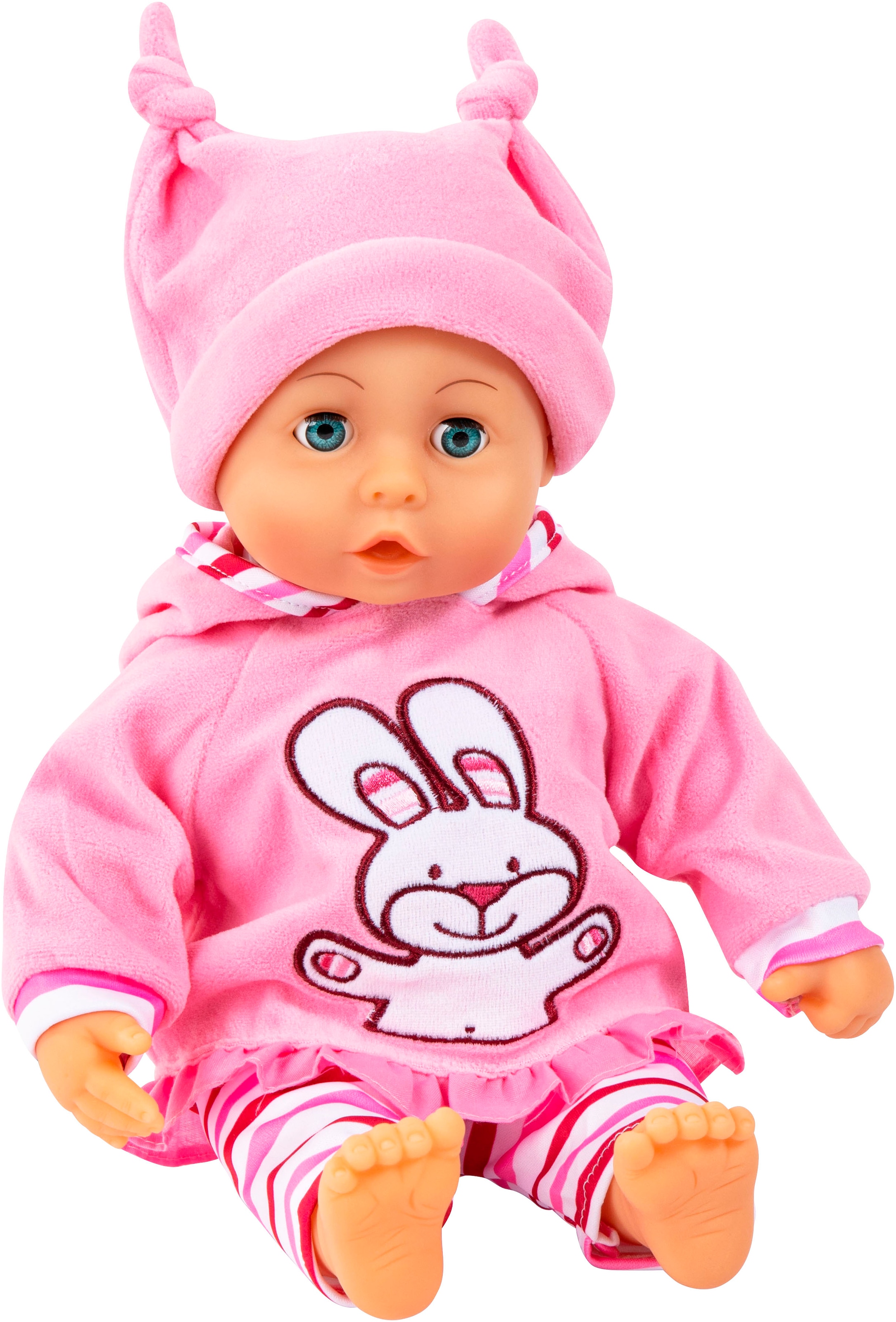 Bayer Puppenkleidung »Obert/Hose Hase rosa«, (Set, 3 tlg.)