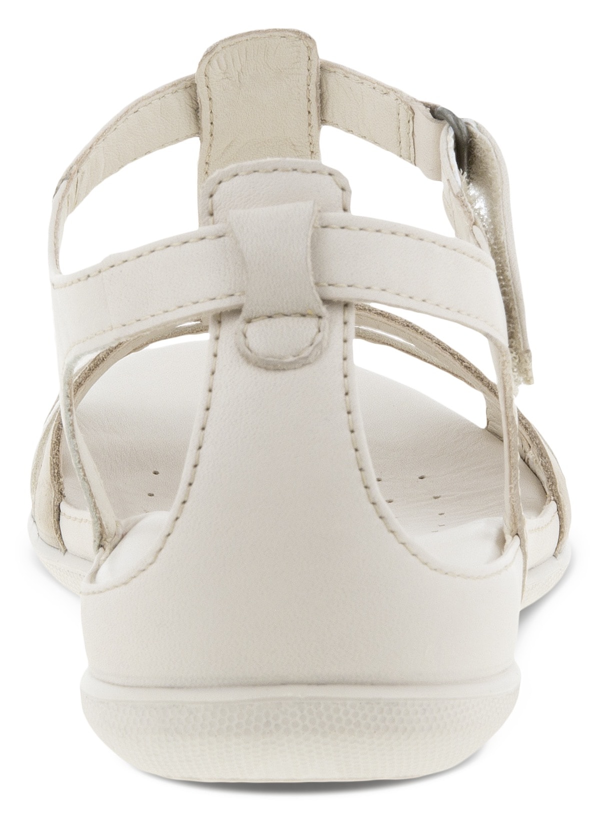 Ecco Riemchensandale »FLASH«, Sommerschuh, Sandalette, Klettschuh, im Metallic-Look