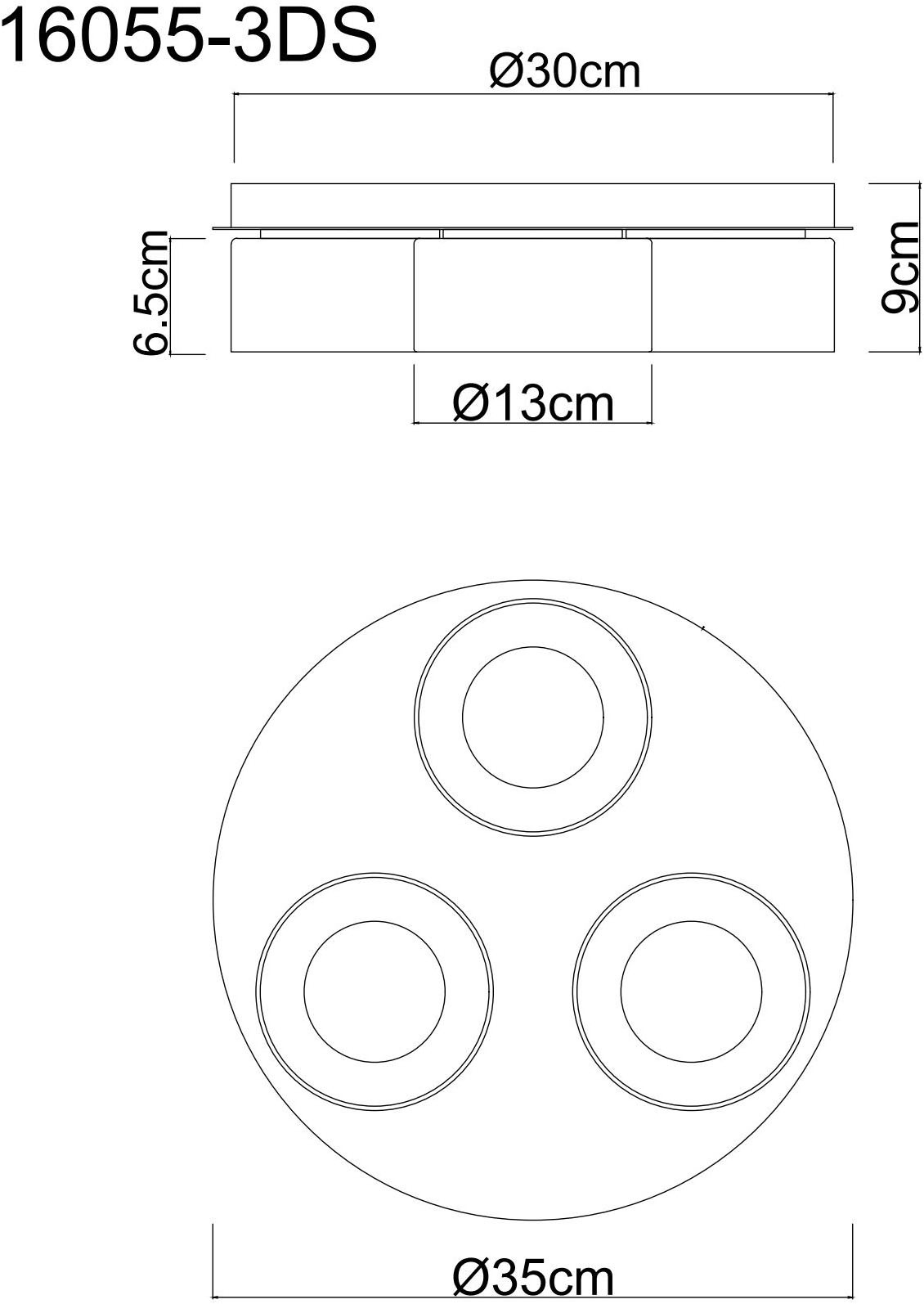 GLOBO LIGHTING Deckenleuchte »HIGGINS« GX53 1 Stk. Warmweiß Deckenleuchte für Wohn- & Schlafzimmer Rauchglas