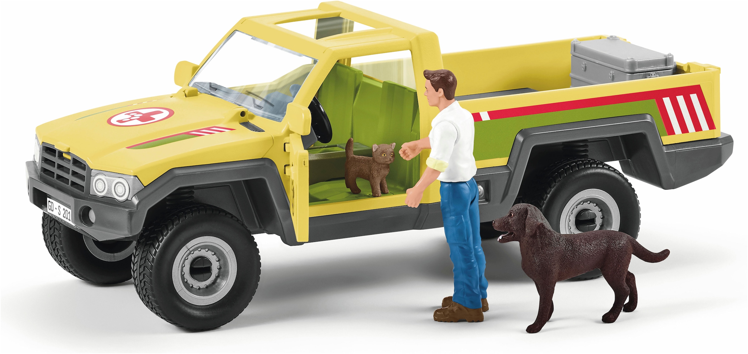 Schleich® Spielfigur »FARM WORLD, Tierarztbesuch auf dem Bauernhof (42503)«