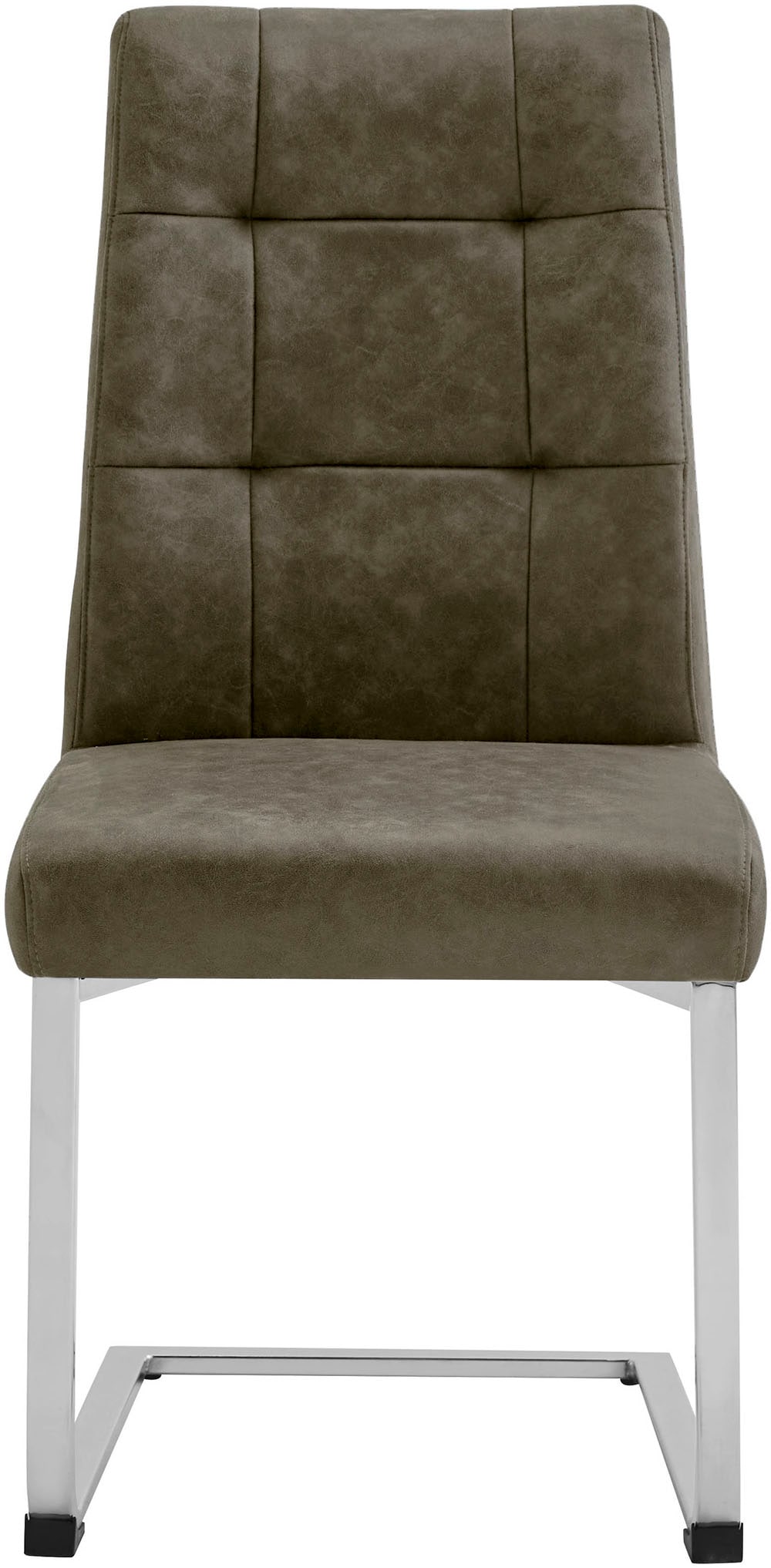 byLIVING Esszimmerstuhl »Marlen XXL«, (Set), 2 St., Microfaser, bis zu 150 kg belastbar, Vintage-Bezug, Freischwinger