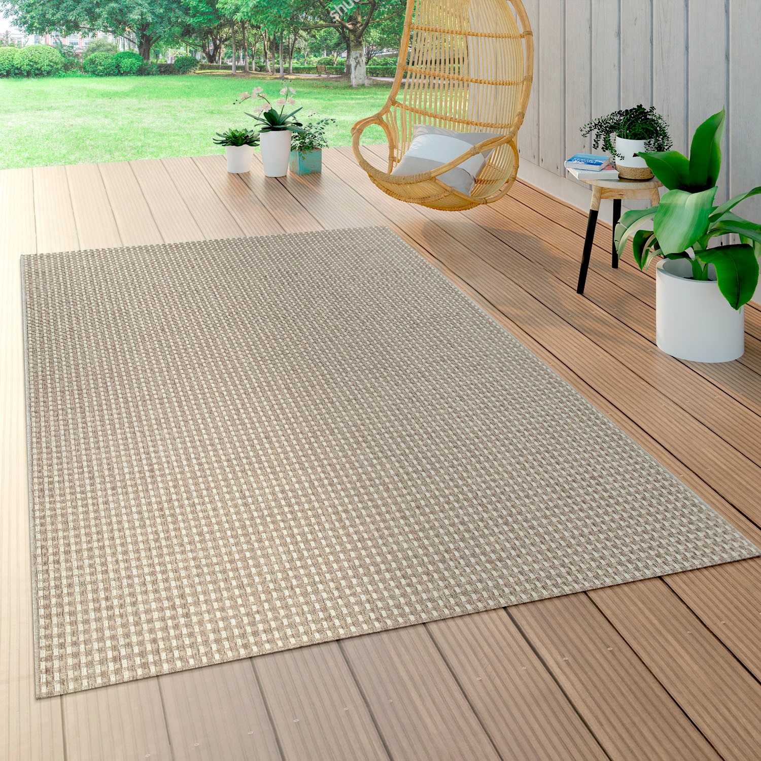 Paco Home Teppich »Waregem 622«, rechteckig, 4 mm Höhe, Flachgewebe, Sisal- günstig online kaufen