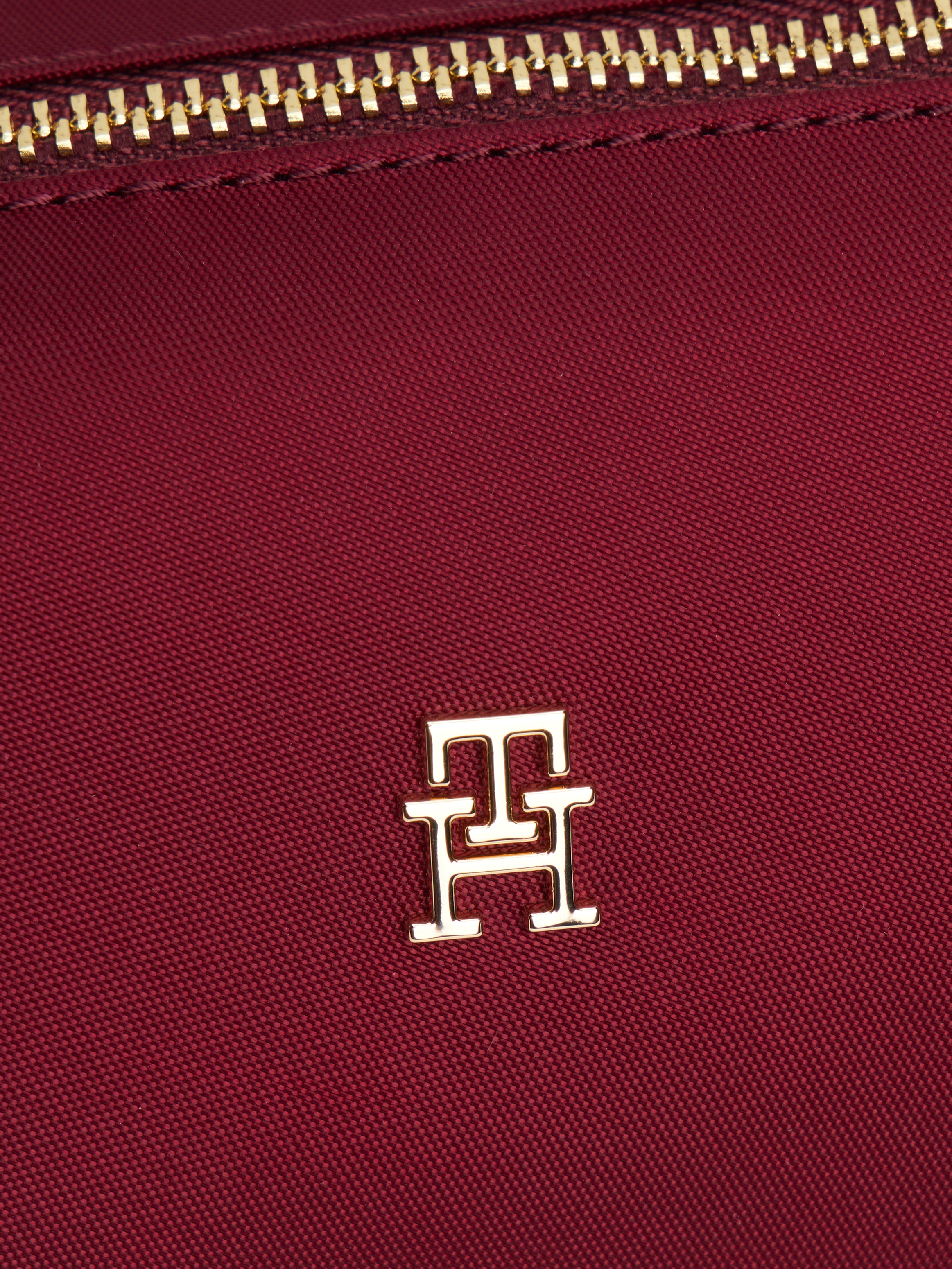 Tommy Hilfiger Kosmetiktasche »TH ICON WASHBAG NYLON«, Unisex Minibag, Kulturbeutel, mit TH-Schmuckelement