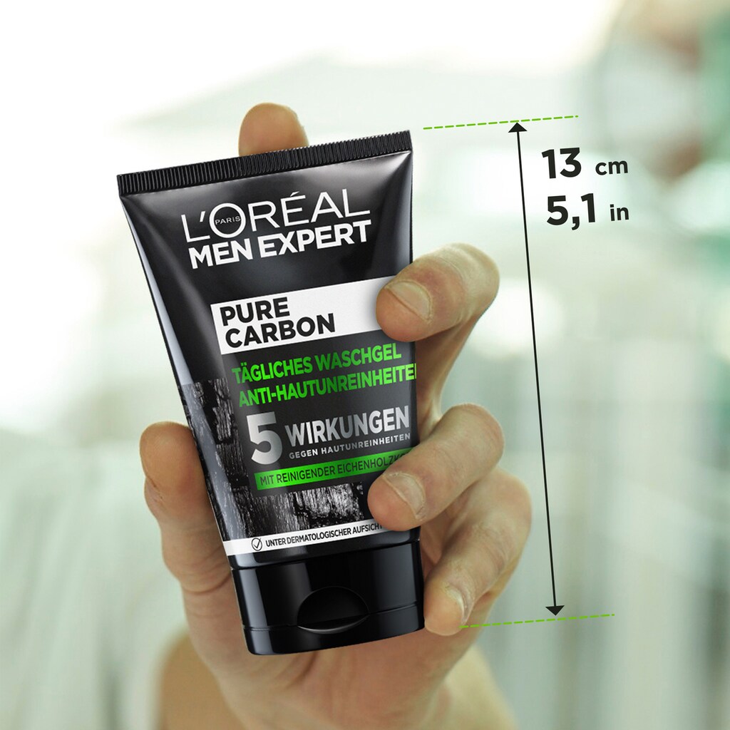 L'ORÉAL PARIS MEN EXPERT Gesichtsreinigungsgel »Pure Charcoal«