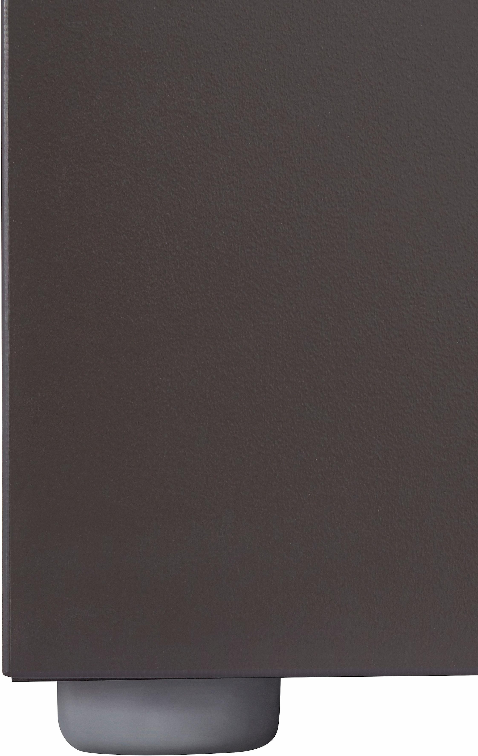 FORTE Vitrine »Como«, Highboard, LED Beleuchtung Einlegeböden, Glastüre, Soft Close