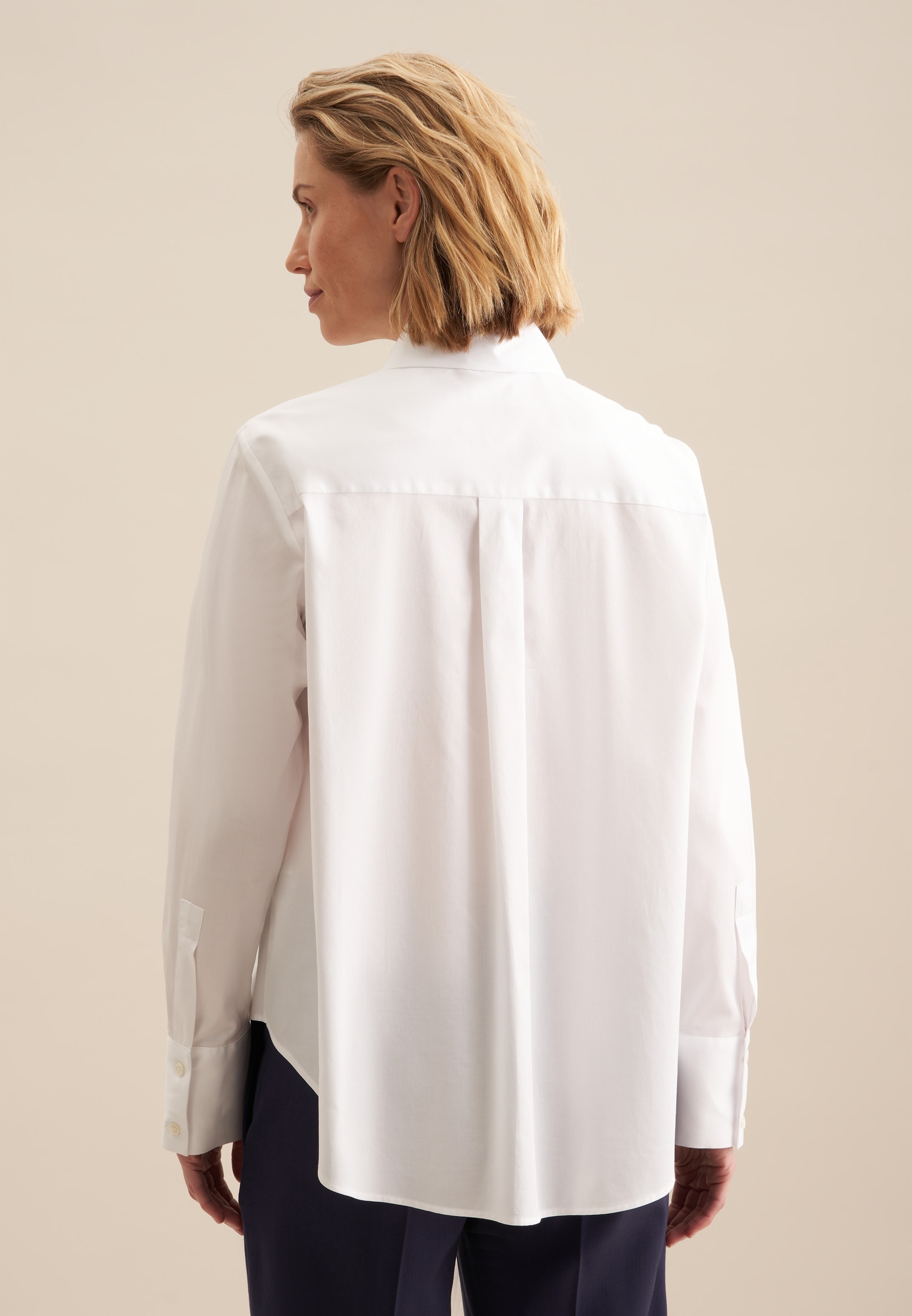 seidensticker Hemdbluse »Schwarze Rose« 1/1 Kragen Uni