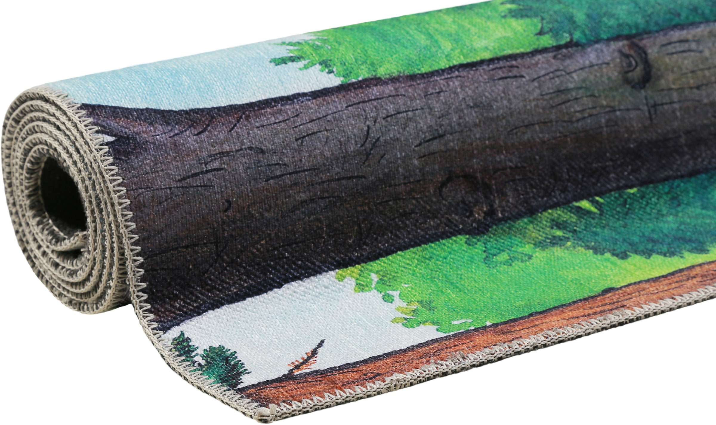 DER GRÜFFELO Kinderteppich »Mouselo GR-0170«, rechteckig, 6 mm Höhe, aktueller Grüffelo Teppich, Kurzflor mit hohem Baumwollanteil