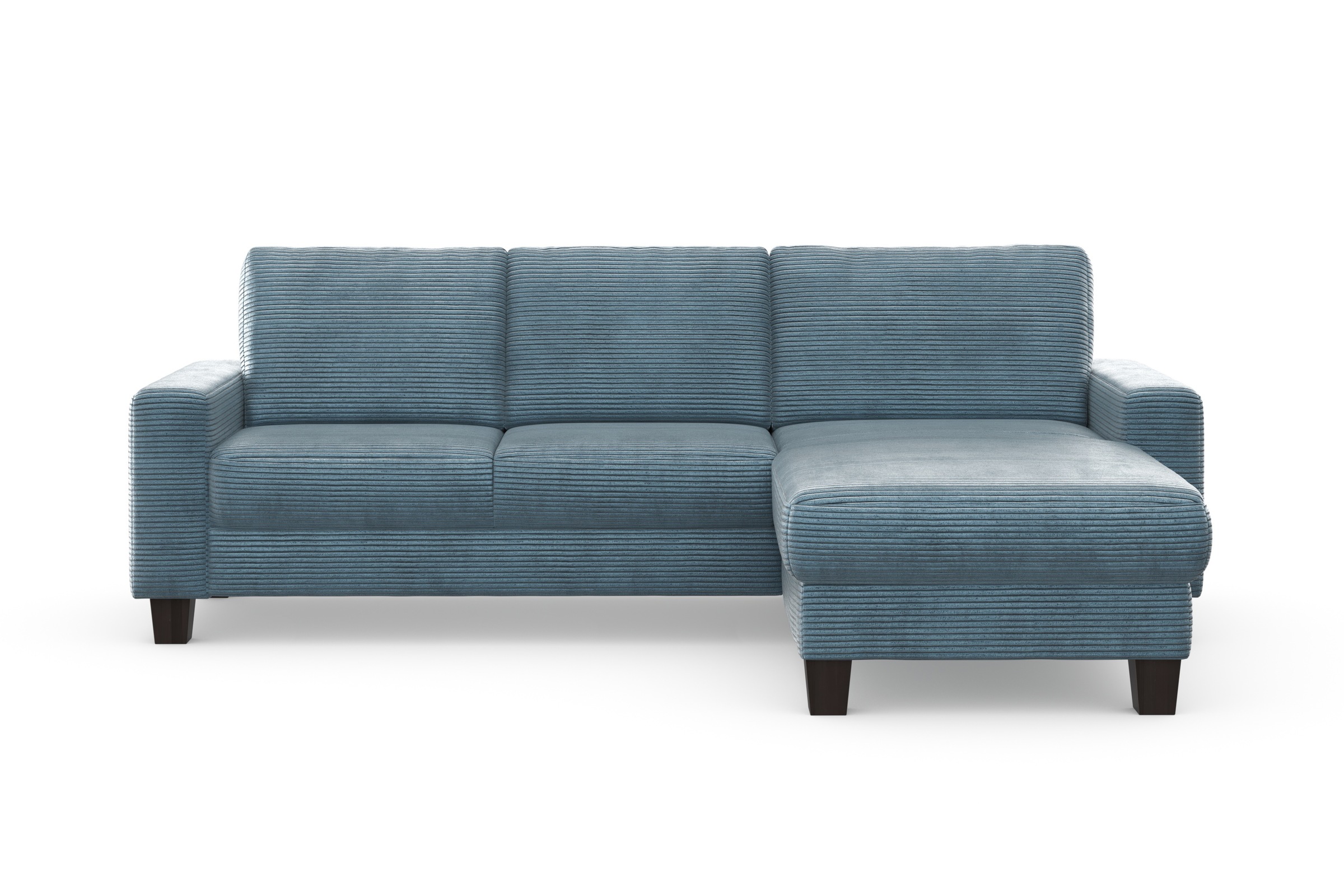 Home affaire Ecksofa »Summer L-Form«, mit Recamiere, mit oder ohne Bettfunktion und Bettkasten, Cord-Bezug