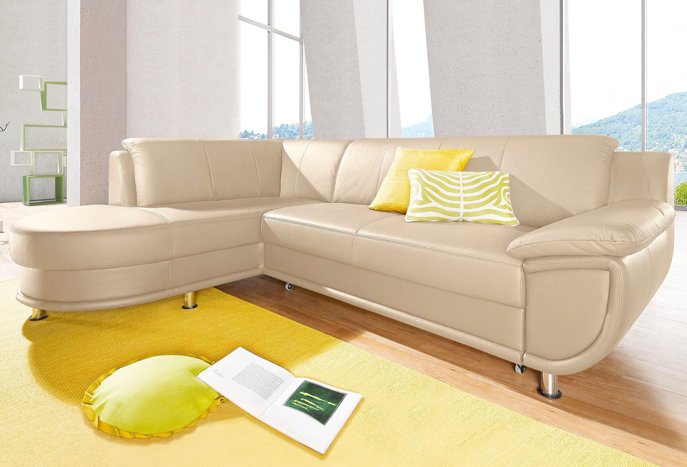 TRENDMANUFAKTUR Ecksofa »Rondo, zeitlos und elegant, OTTOs Choice, bequem, günstig online kaufen