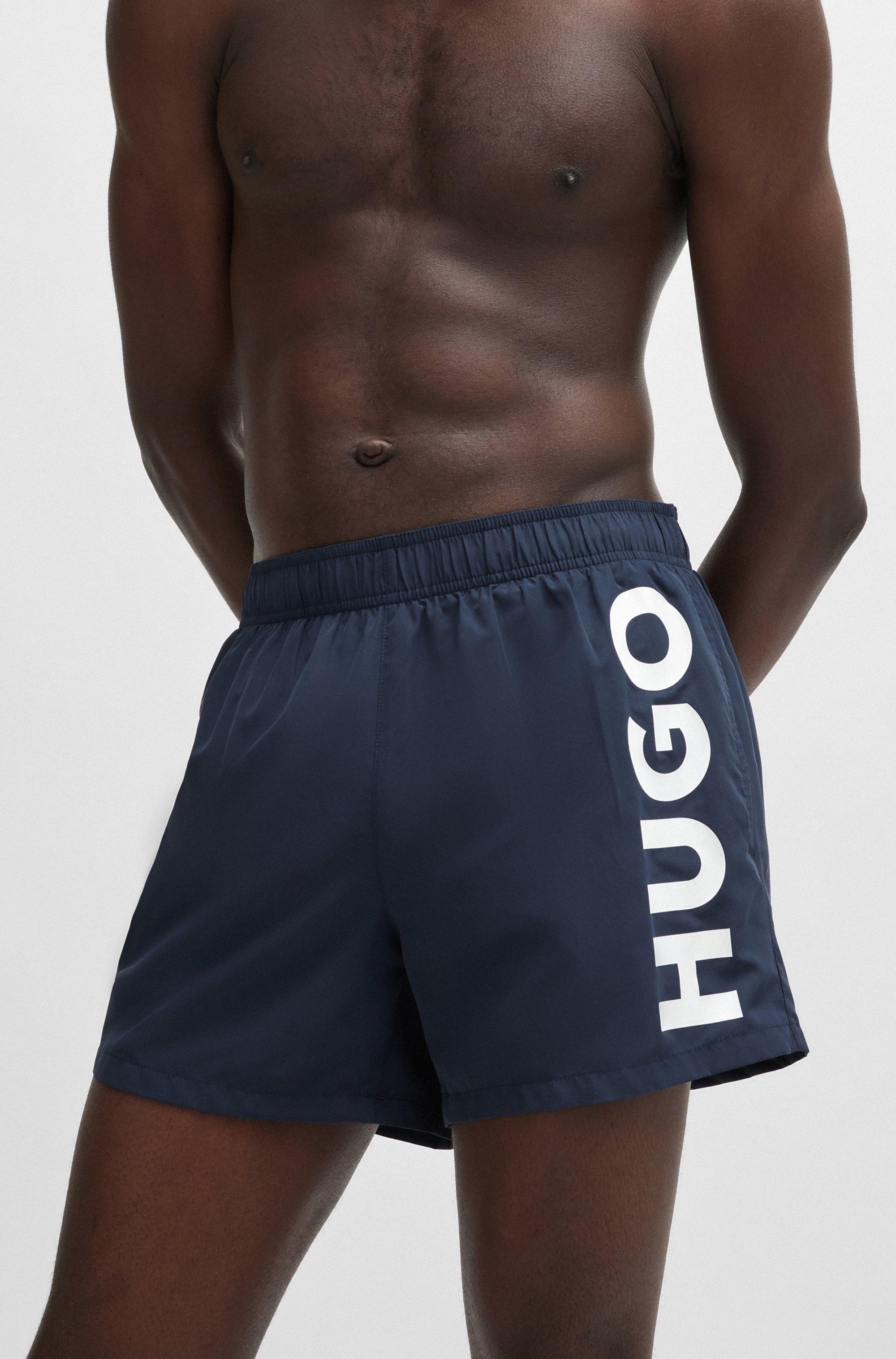 HUGO Underwear Badeshorts »ABAS«, seitlich mit großem HUGO Logo-Print