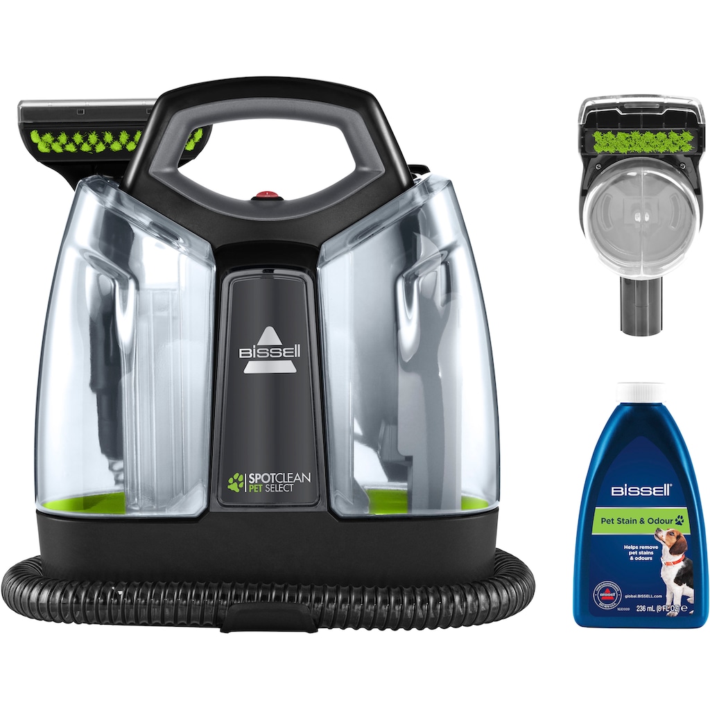 Bissell Wasch-Sauger »SpotClean Pet Select Fleckenreiniger, leicht, kompakt, Haustieraufsatz«, inkl., 12kPa, reinigt Flecken auf Teppich, Polster,Treppe & Autositz