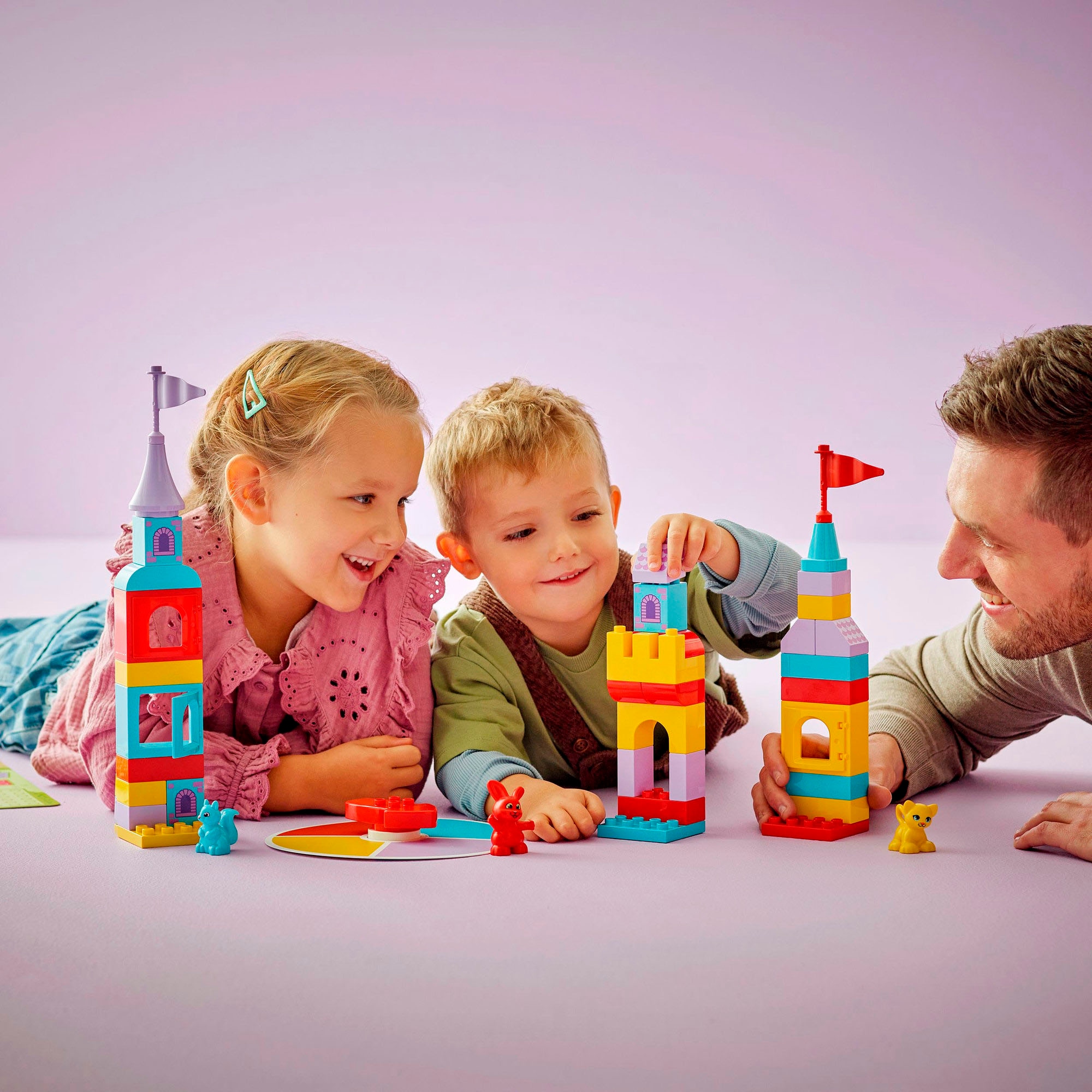 LEGO® Konstruktionsspielsteine »Hopsys Burgspiel (10450), LEGO DUPLO Town«, (47 St.), Made in Europe