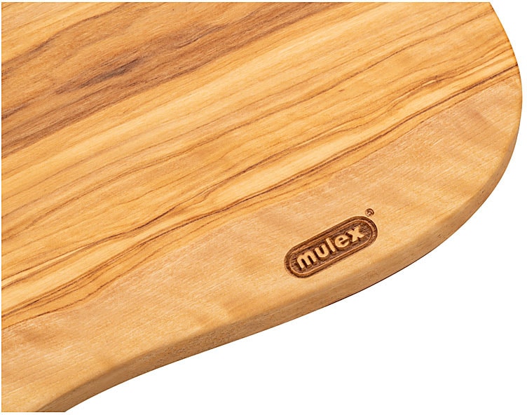 Mulex Schneidebrett »Toscana«, (Set), Handmade, inkl. 2 extrascharfe Universal Tafelmesser