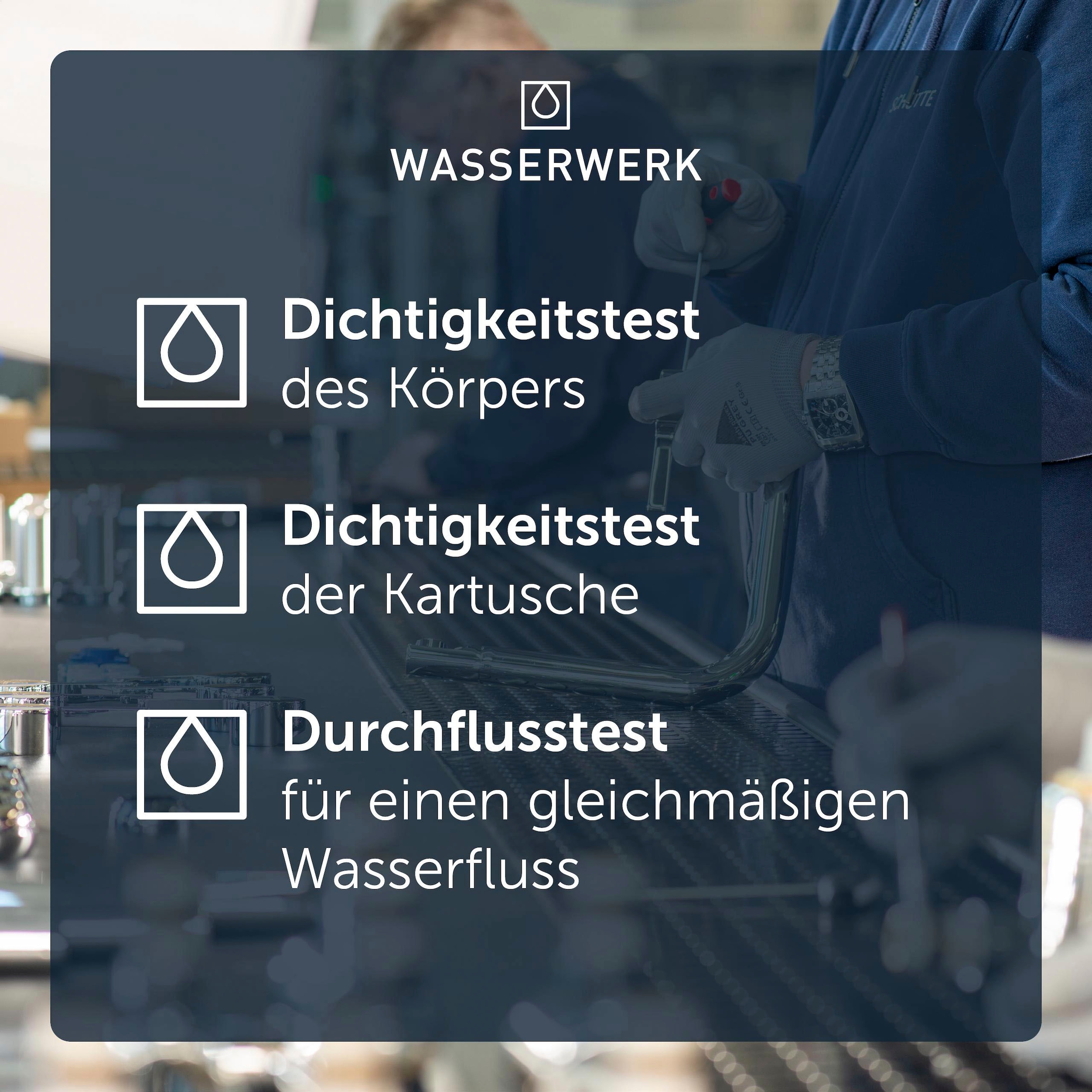 WASSERWERK Spültischarmatur »WK 4, Wasserhahn, Küche, Einhebelmischer«