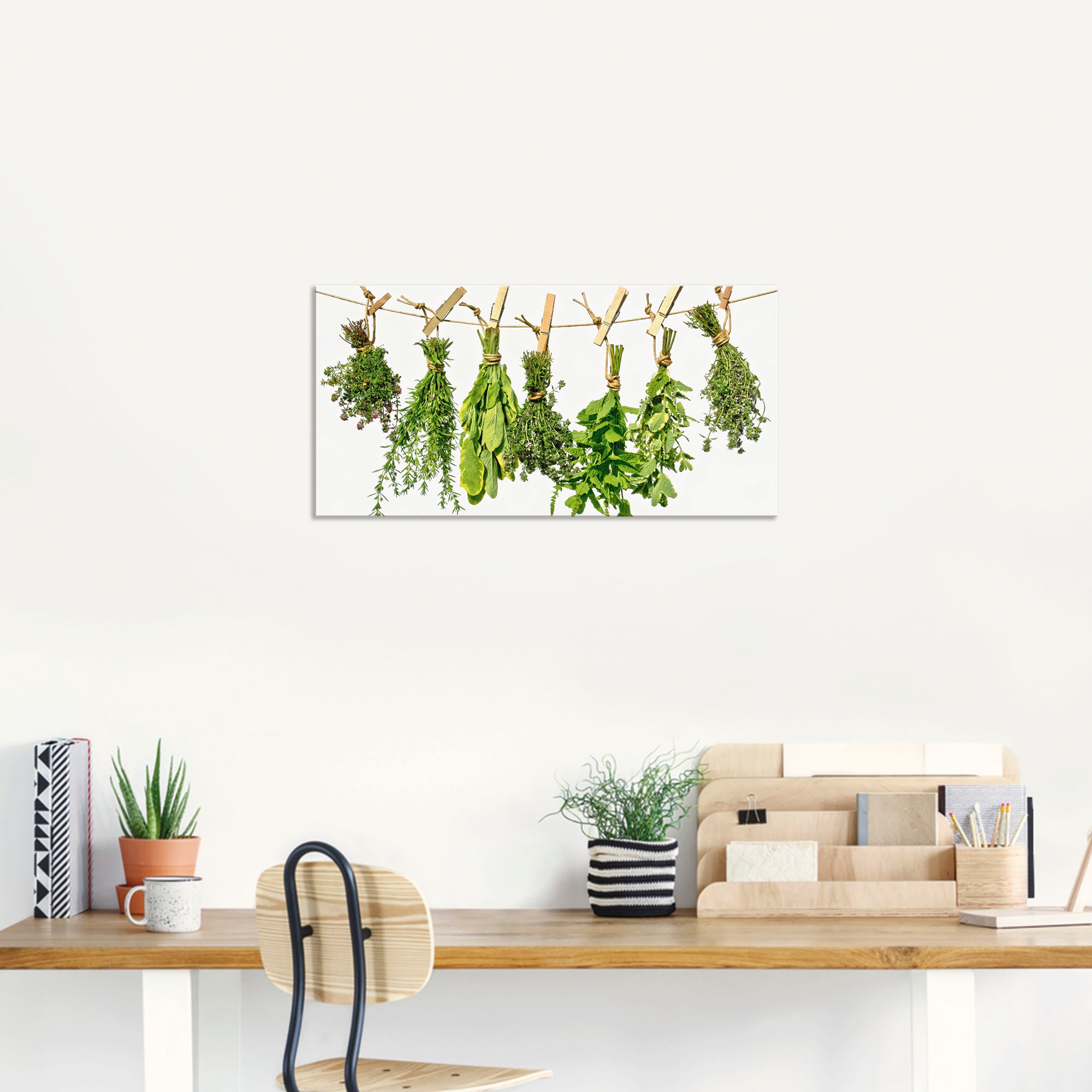 Artland Wandbild »Kräuter«, Pflanzen, (1 St.), als Alubild, Outdoorbild, Leinwandbild, Poster, Wandaufkleber