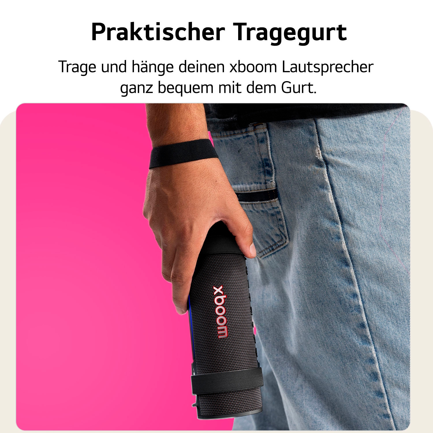 LG Bluetooth-Speaker »xboom GRAB«