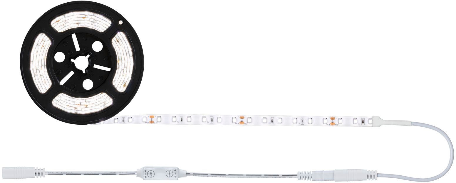 Paulmann LED-Streifen »SimpLED Power Strip Set inkl. Dimm/Switch 3m Neutralweiß 33W«, 1 St.-flammig, 33W, beschichtet