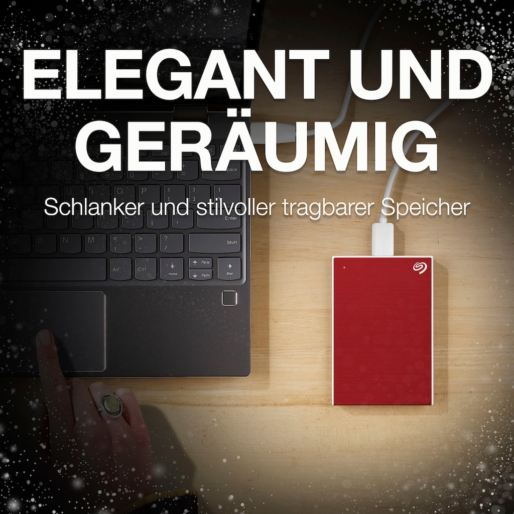 Seagate externe HDD-Festplatte »One Touch Portable Drive 4TB - Red«, 2,5 Zoll