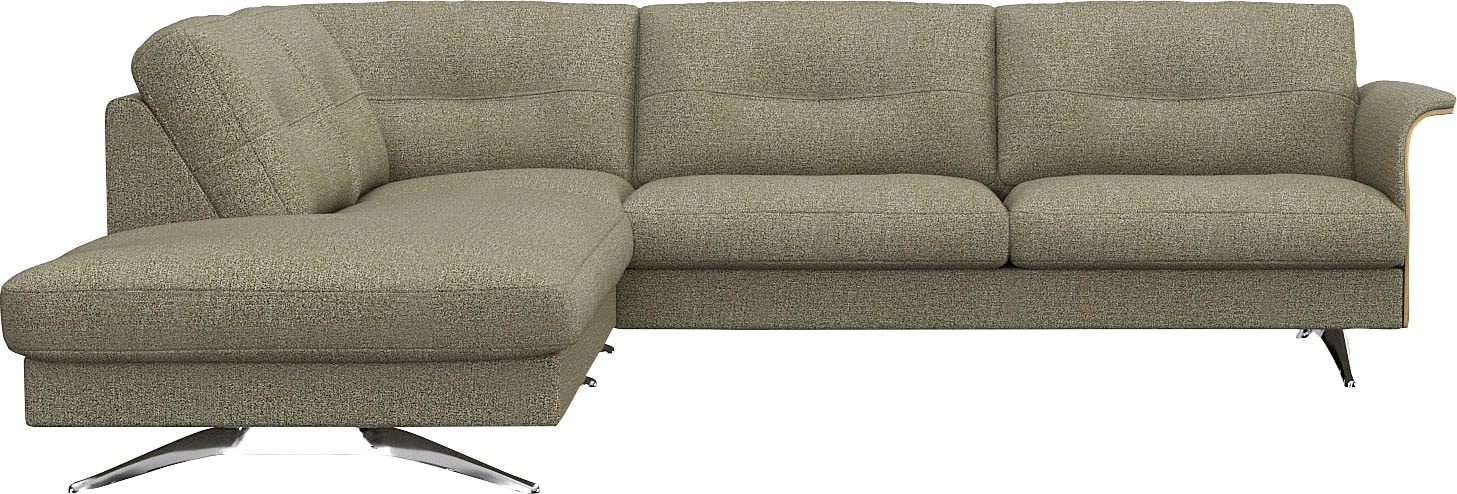 FLEXLUX Ecksofa »Glow«, Skandinavisches Design, In hochwertiger Verarbeitun günstig online kaufen