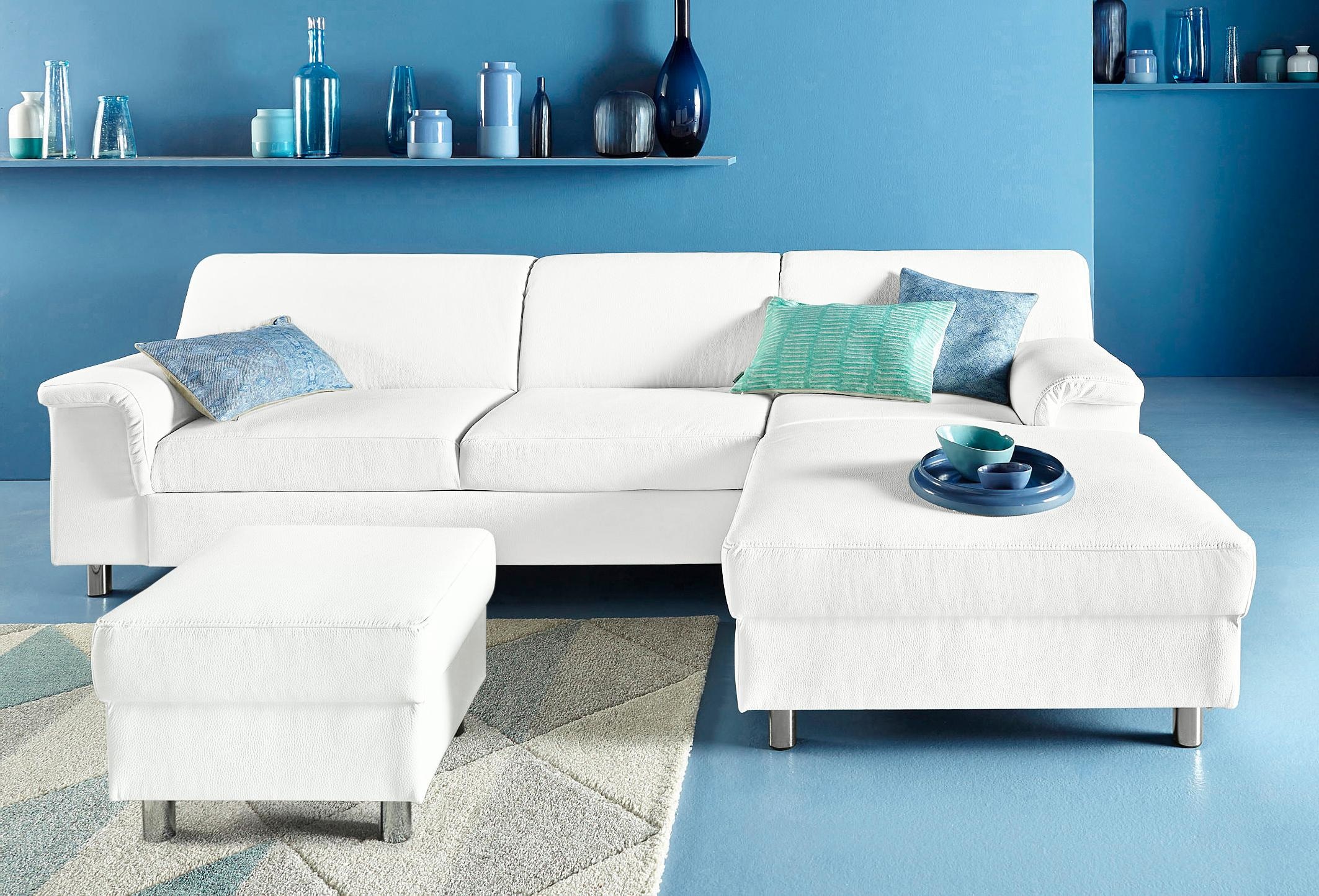 INOSIGN Ecksofa »Jamie, modern und elegant, Fußhöhe 9cm, L-Form,«, wahlweis günstig online kaufen