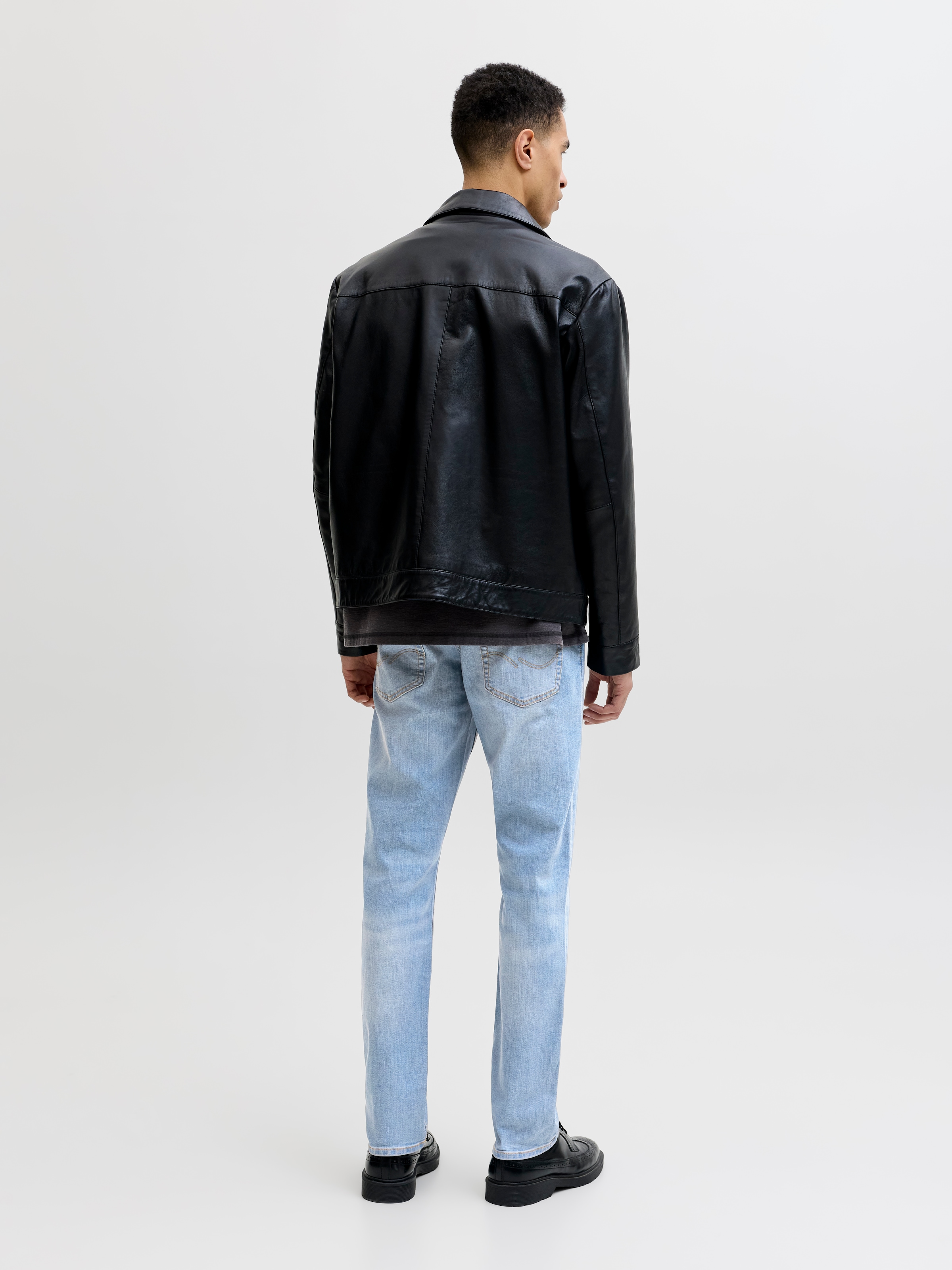 Jack & Jones Slim-fit-Jeans »JJIGLENN mit Used-Look und Stretchkomfort« Abriebeffekte, modisch, slim fit, Baumwollmischung