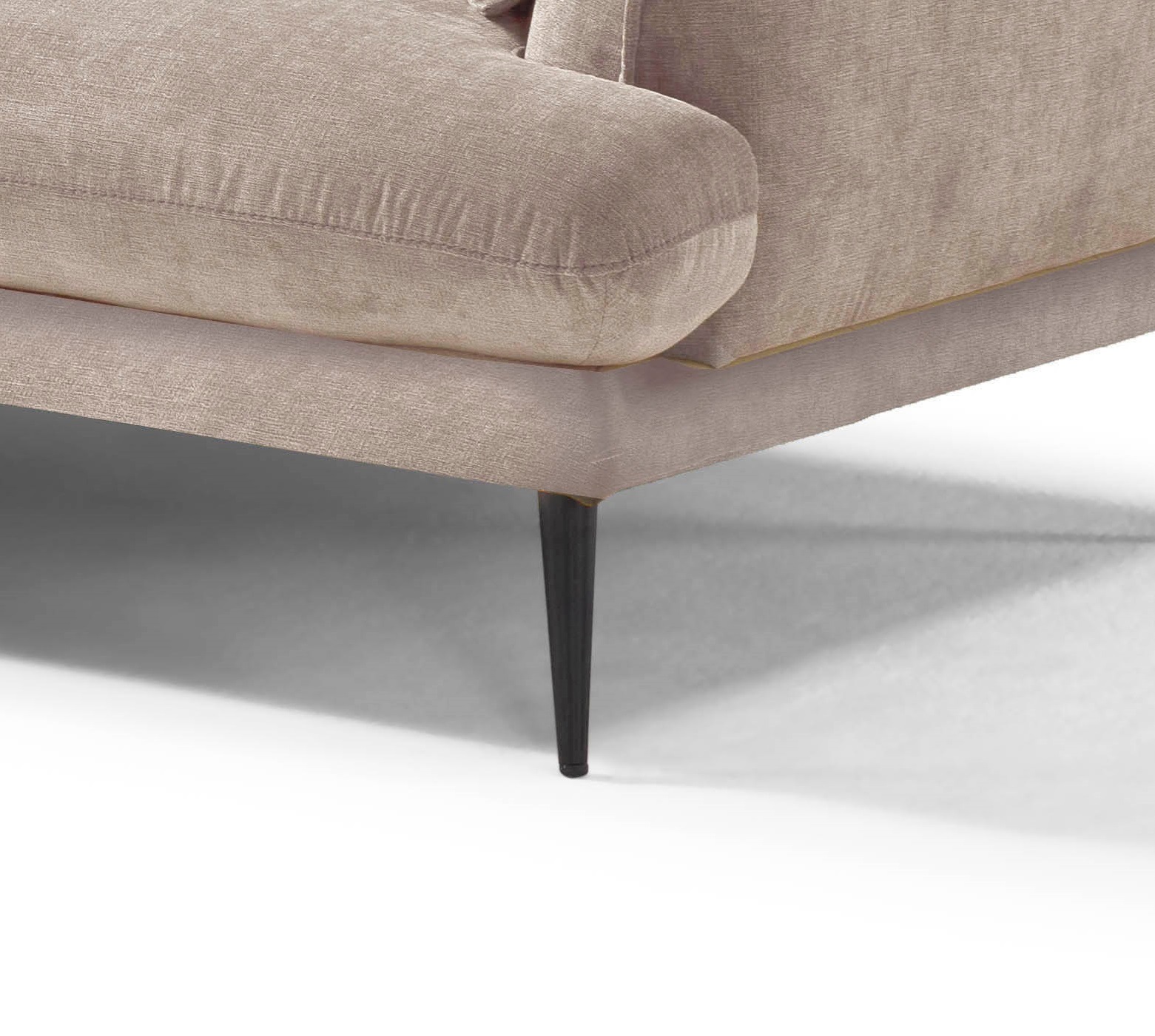 Egoitaliano Ecksofa »FUNNY, hochwertiges und aktuelles Design, bequeme Rückenlehne«, hochwertiger Sitzkomfort, L-Form