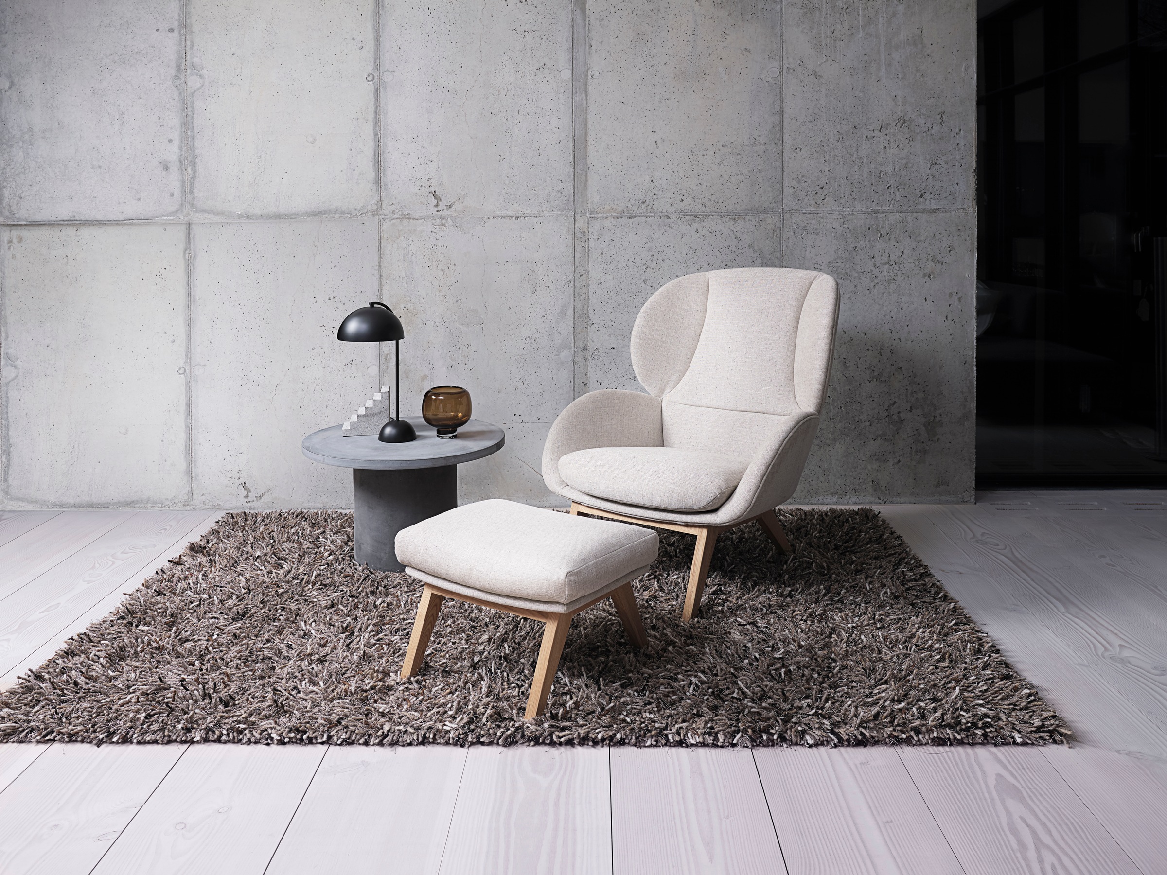 FLEXLUX Ohrensessel »Adria Designsessel, Loungesessel,«, Stil & Komfort, or günstig online kaufen