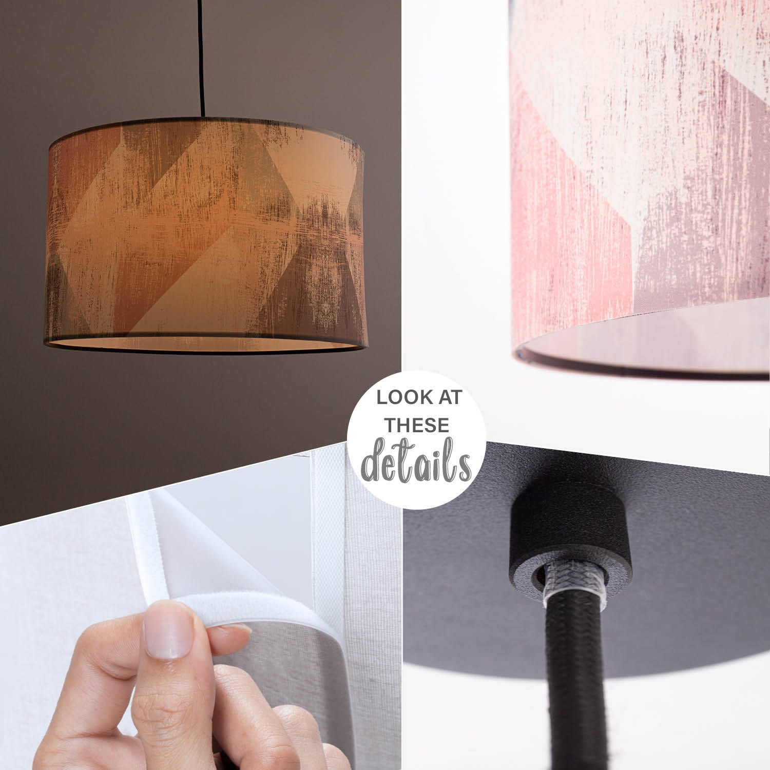 Paco Home Pendelleuchte »Mero 102«, 1 flammig, Leuchtmittel E27 | ohne Leuchtmittel, Deckenlampe Wohnzimmer Schlafzimmer Hängelampe Pastell Vintage E27