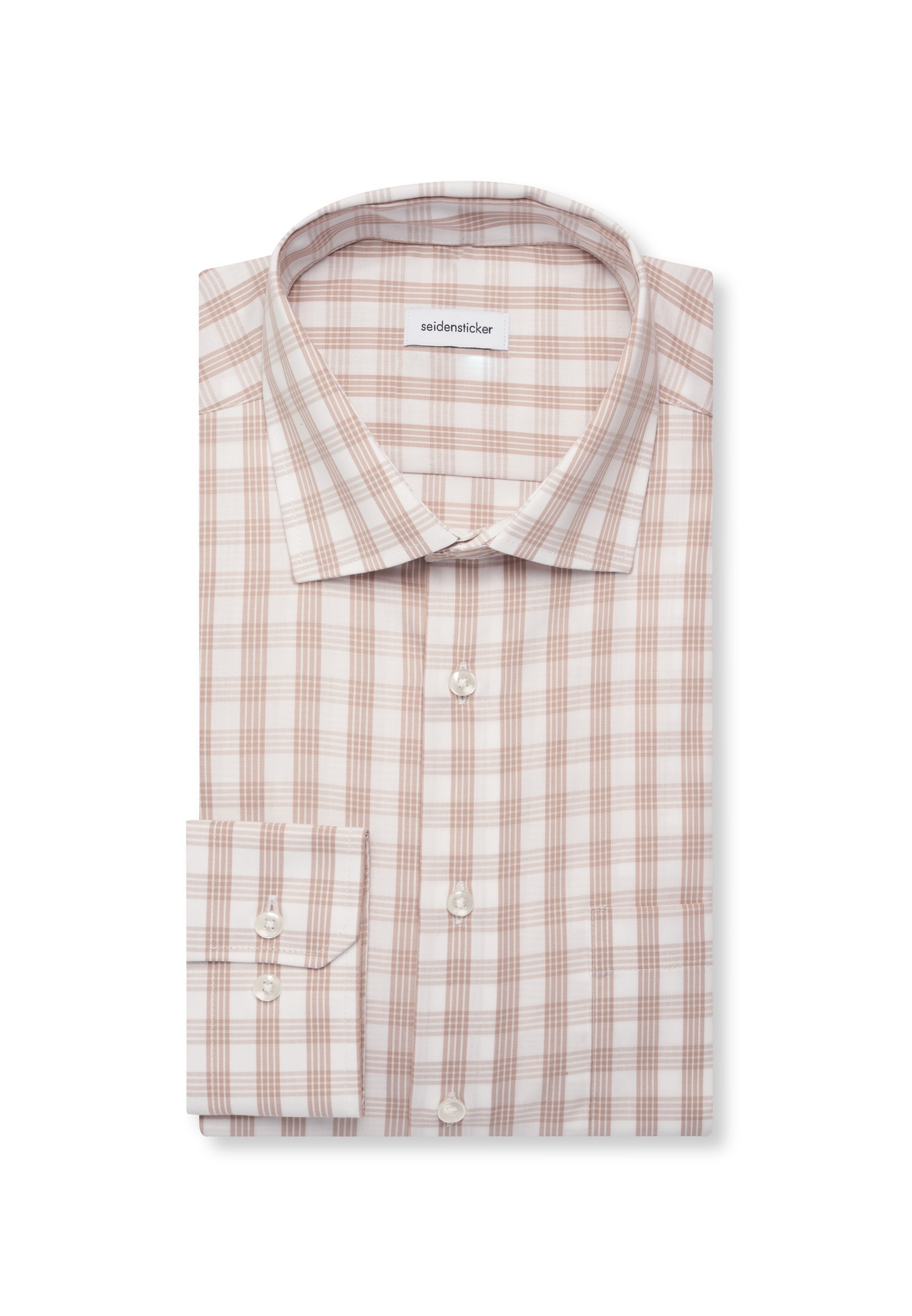 seidensticker Businesshemd »Comfort« Comfort 1/1 Kentkragen Karo