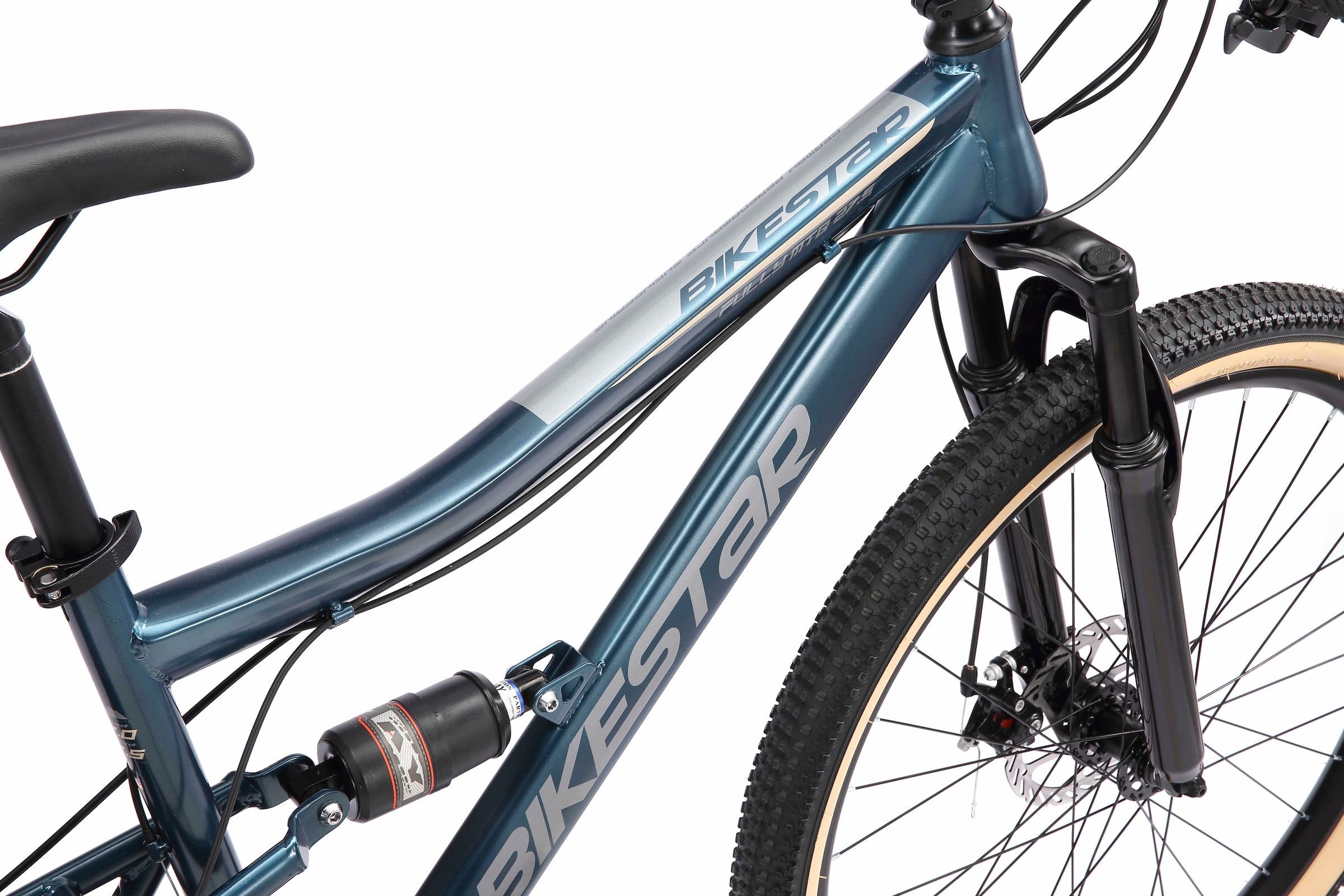Bikestar Mountainbike 21 Gang Shimano RD-TY300 Schaltwerk Kettenschaltung für Damen und Herren, Kettenschaltung
