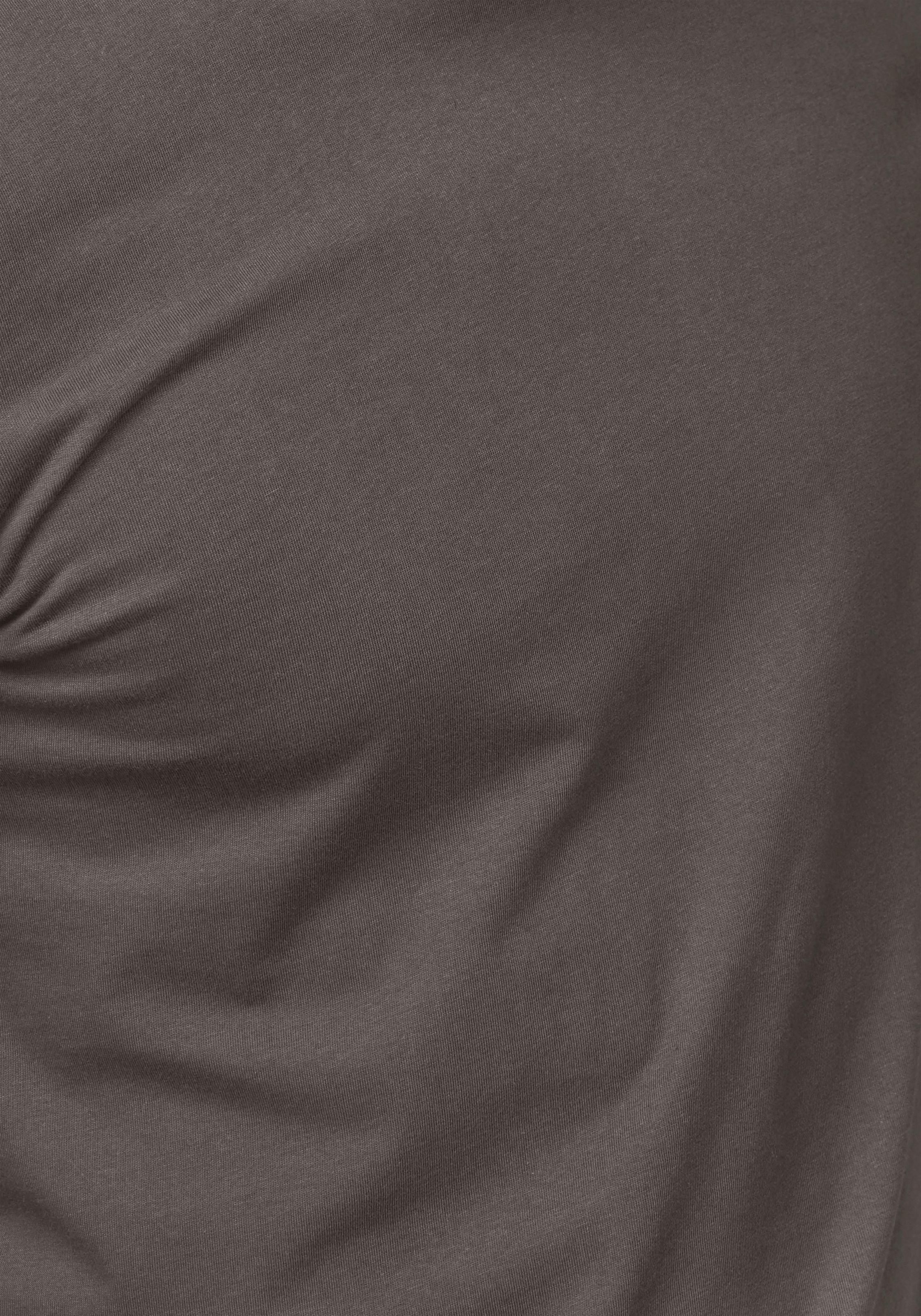 Man's World Langarmshirt »neue Farbe !«, (3er-Pack), Langarm, unifarben, aus Baumwolle, im 3er-Pack