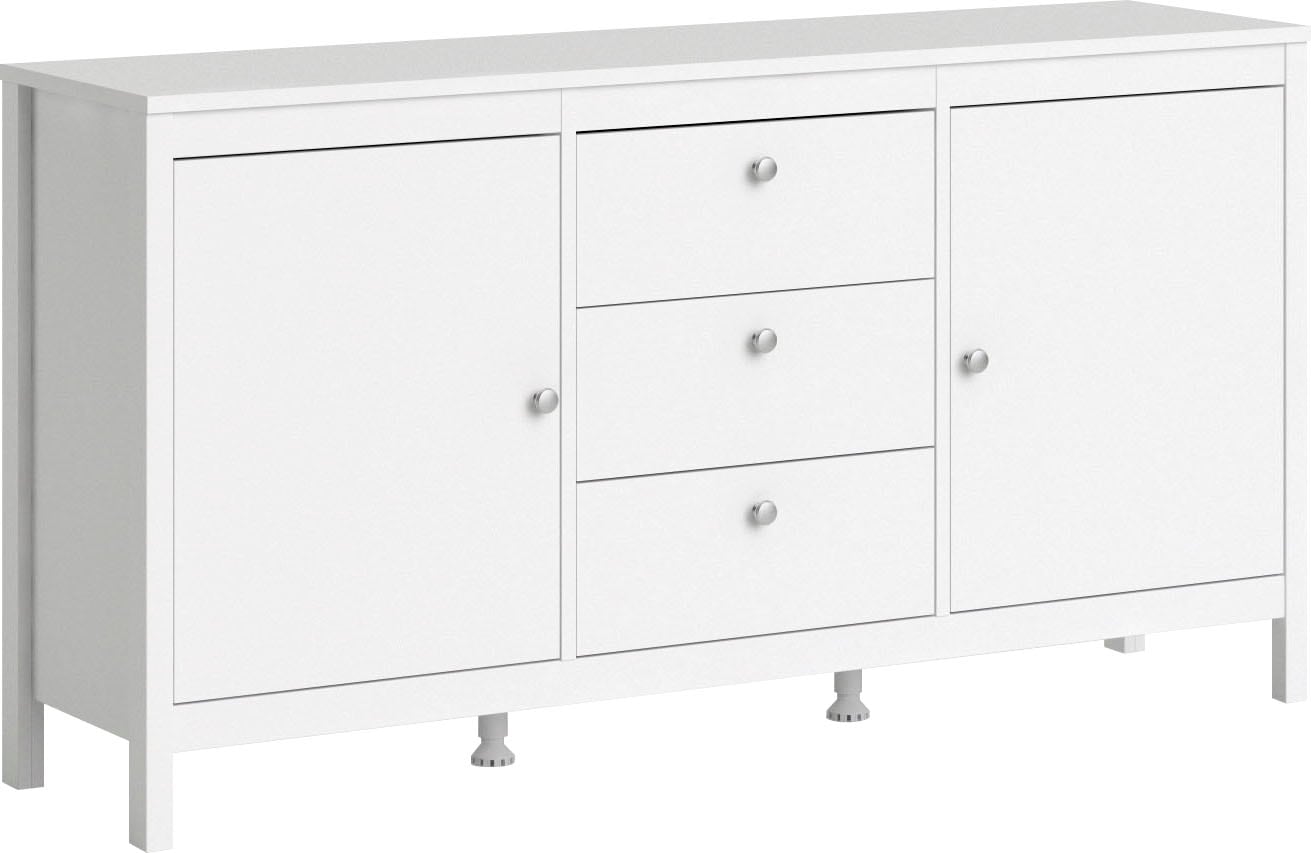 Home affaire Sideboard »Madrid, Aufbewahrung, Schubladenschrank, Sideboard,«, mit 2 Türen und 3 Schubladen, Breite 151 cm, Höhe 80 cm