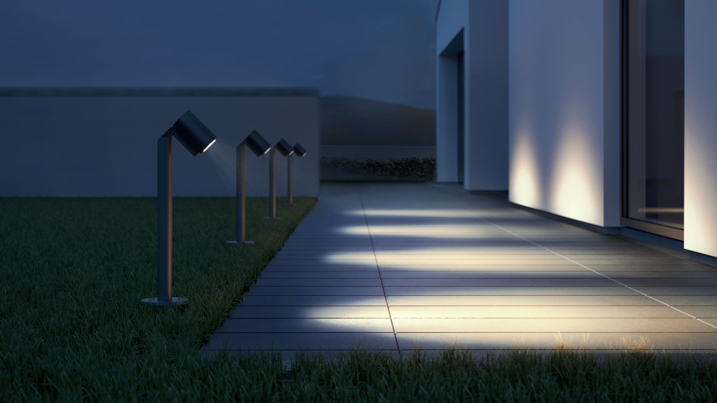 steinel LED Gartenstrahler »Spot Way«, Leuchtmittel LED-Board-GU10 | LED wechselbar